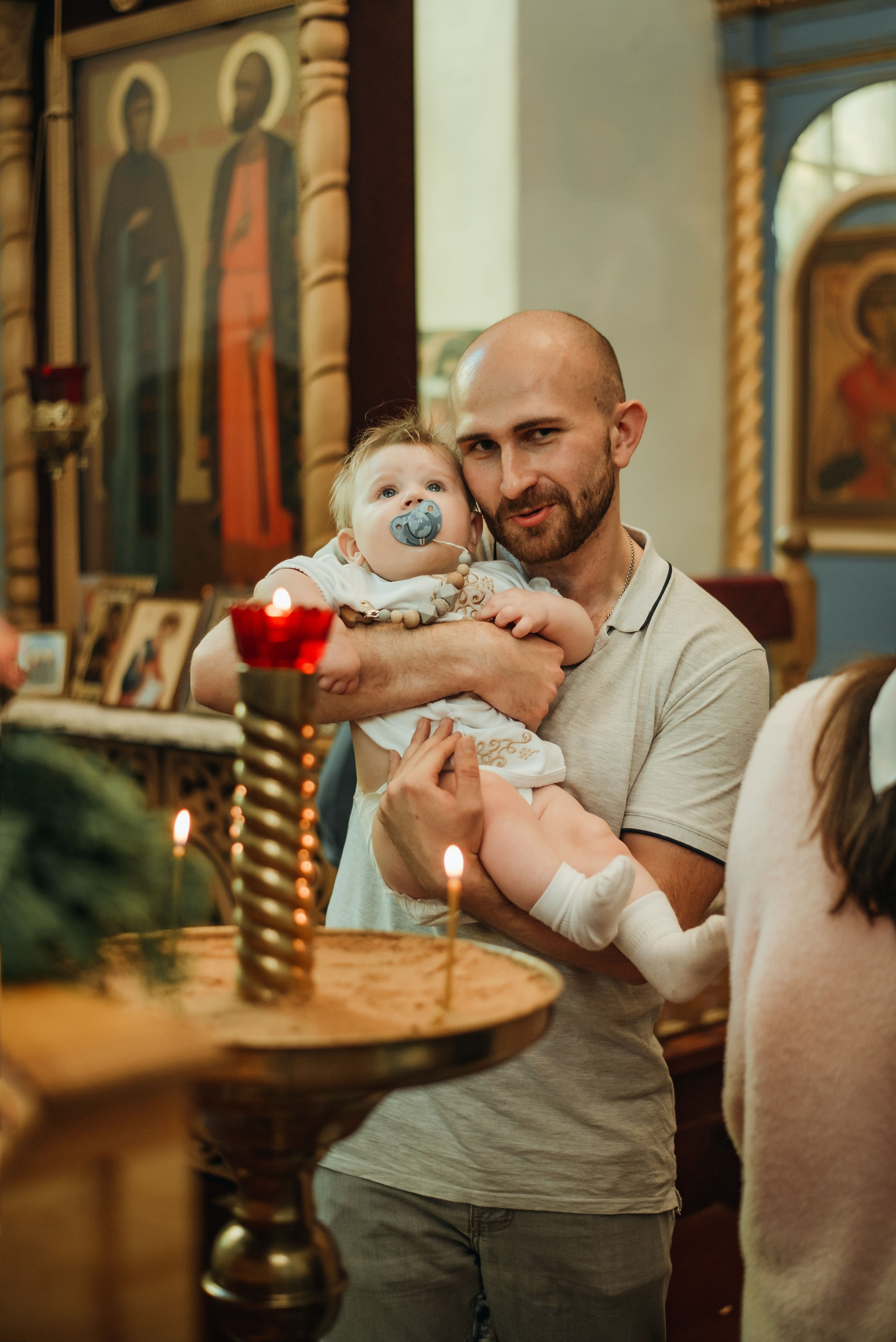 Крещение Федора. Свадебный и портретный фотограф lifestyle