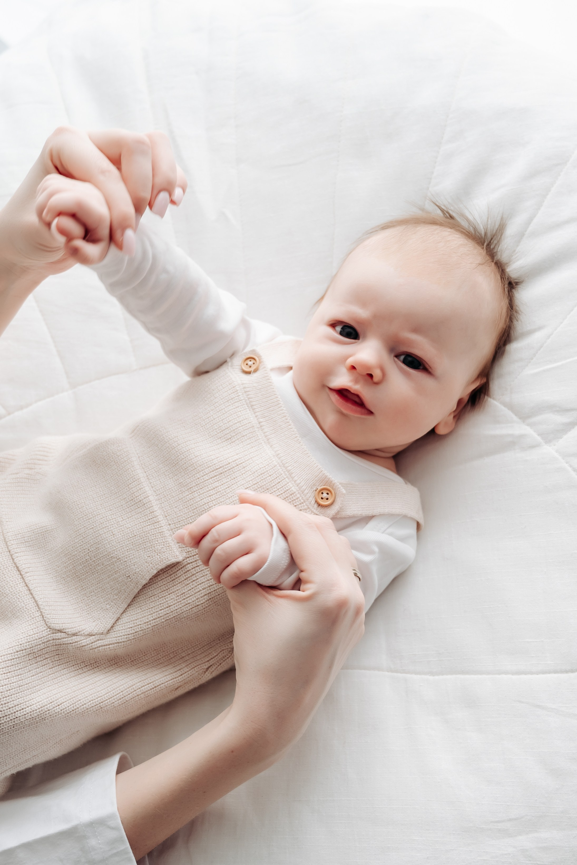 Newborn. Фотограф Татьяна Ульянова. Съёмка выписки из роддома, Таинства Крещения