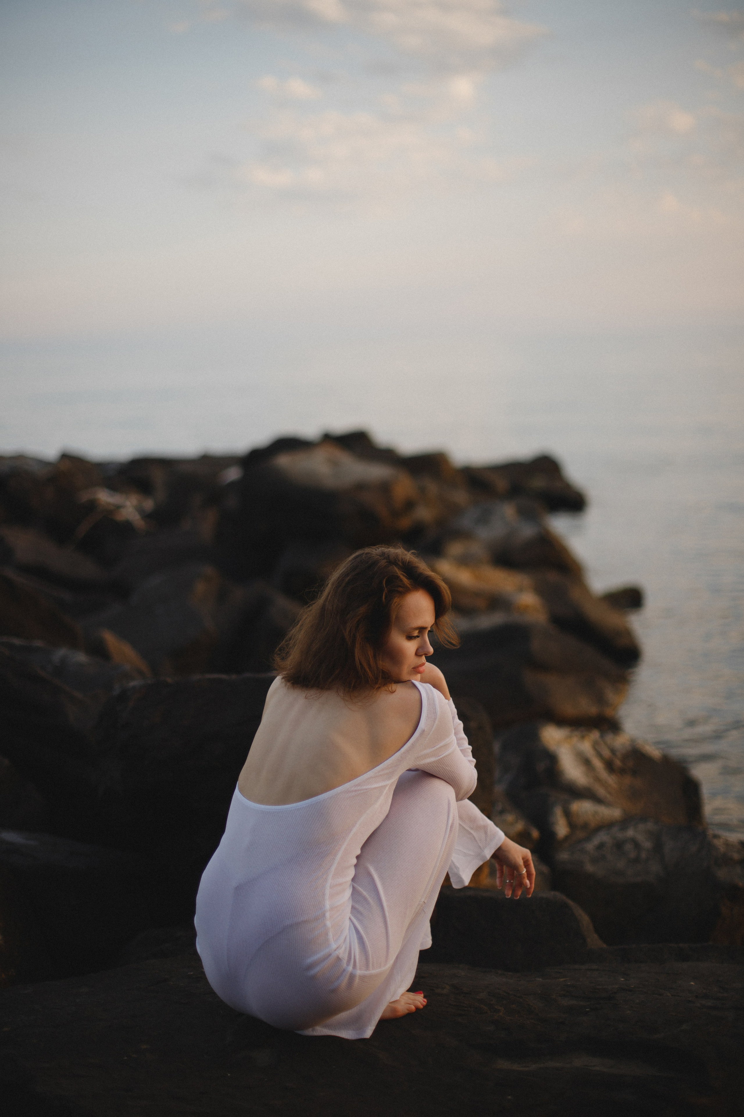 Индивидуальная женская фотосессия на море. Свадебный, репортажный и портретный фотограф Сочи, Краснодар. Александра Зайцева