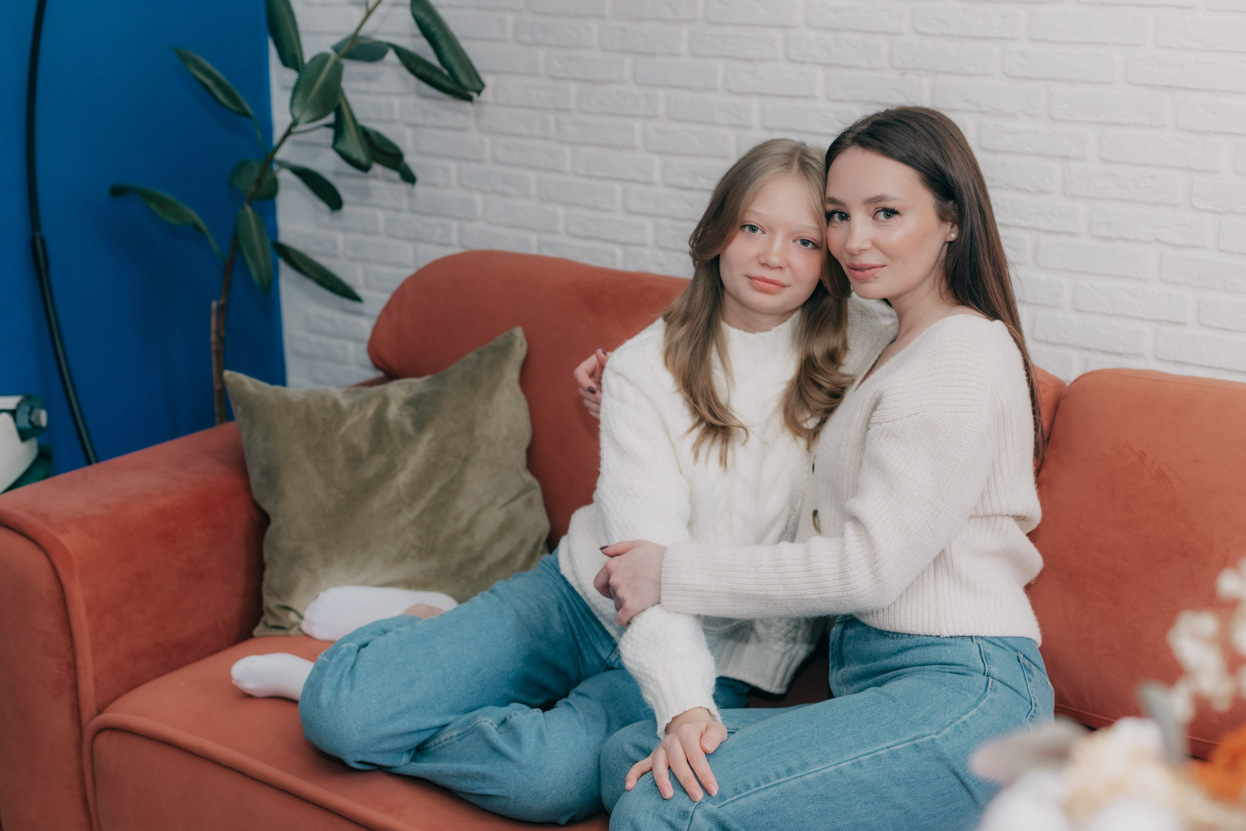 Полина и Мария (Видное студия У подруг). Семейный и свадебный фотограф Видное Москва Екатерина Пятова