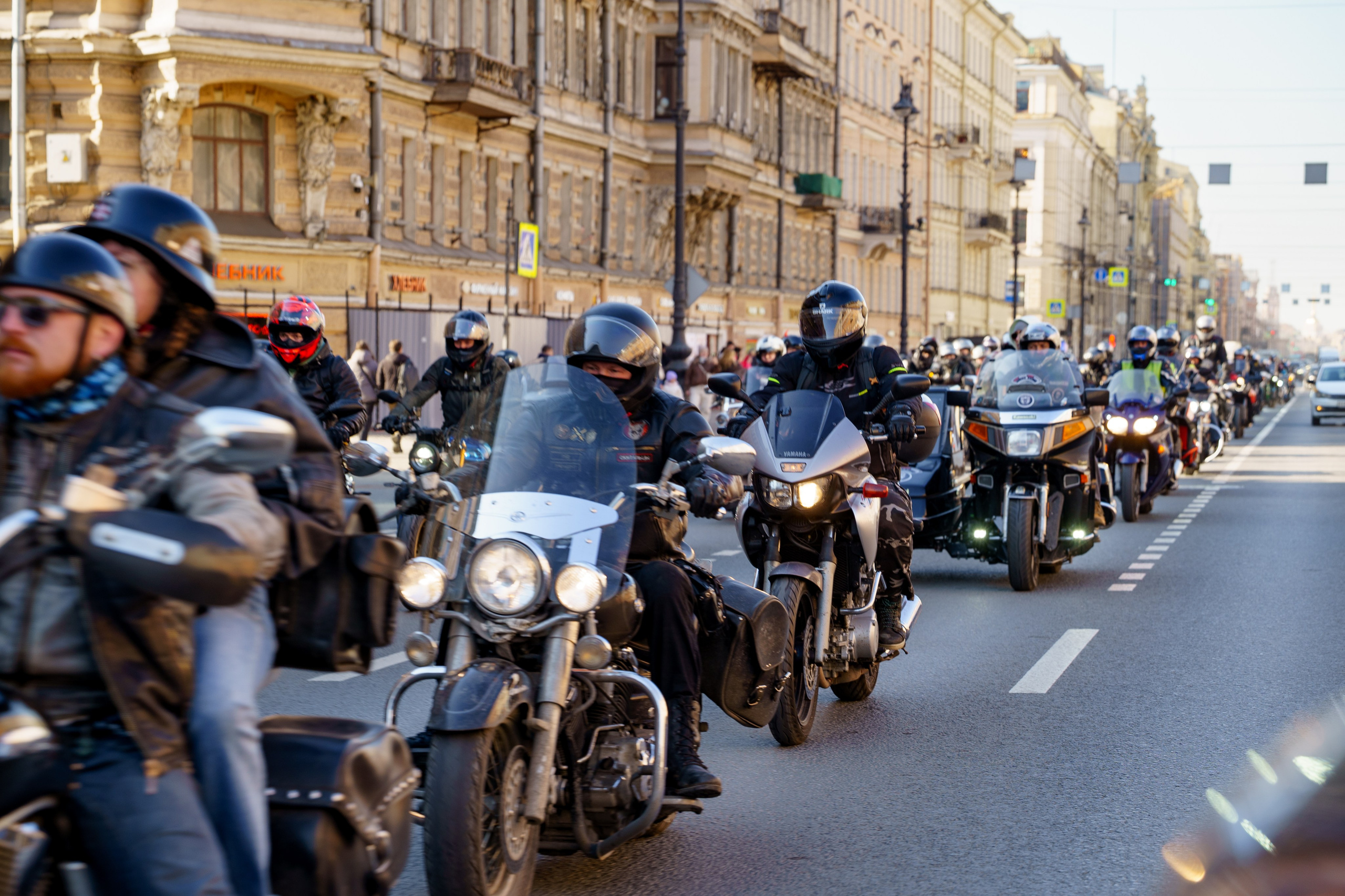 Прохват мотоклуба Norman Riders ч.1. Концертный и репортажный фотограф в Санкт-Петербурге Слава Пахомов