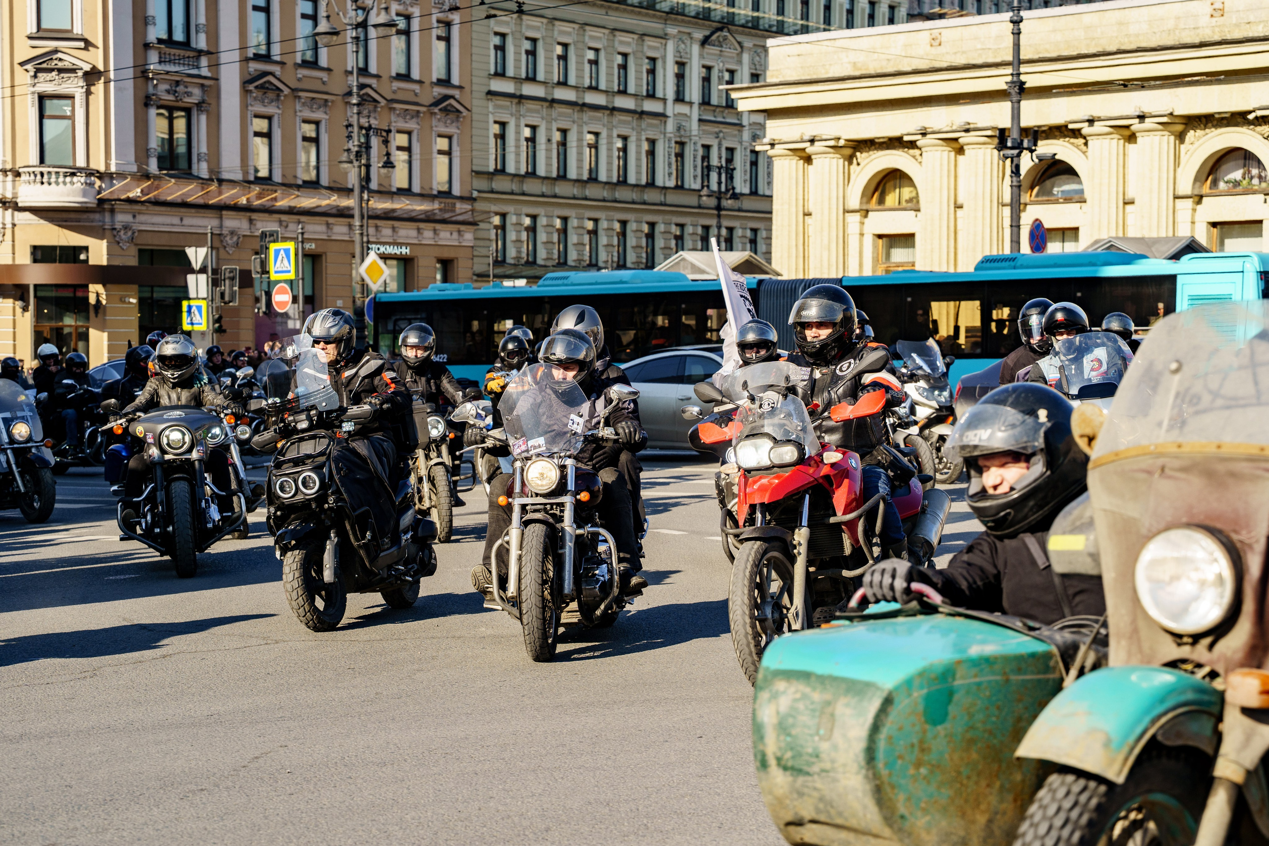 Прохват мотоклуба Norman Riders ч.1. Концертный и репортажный фотограф в Санкт-Петербурге Слава Пахомов