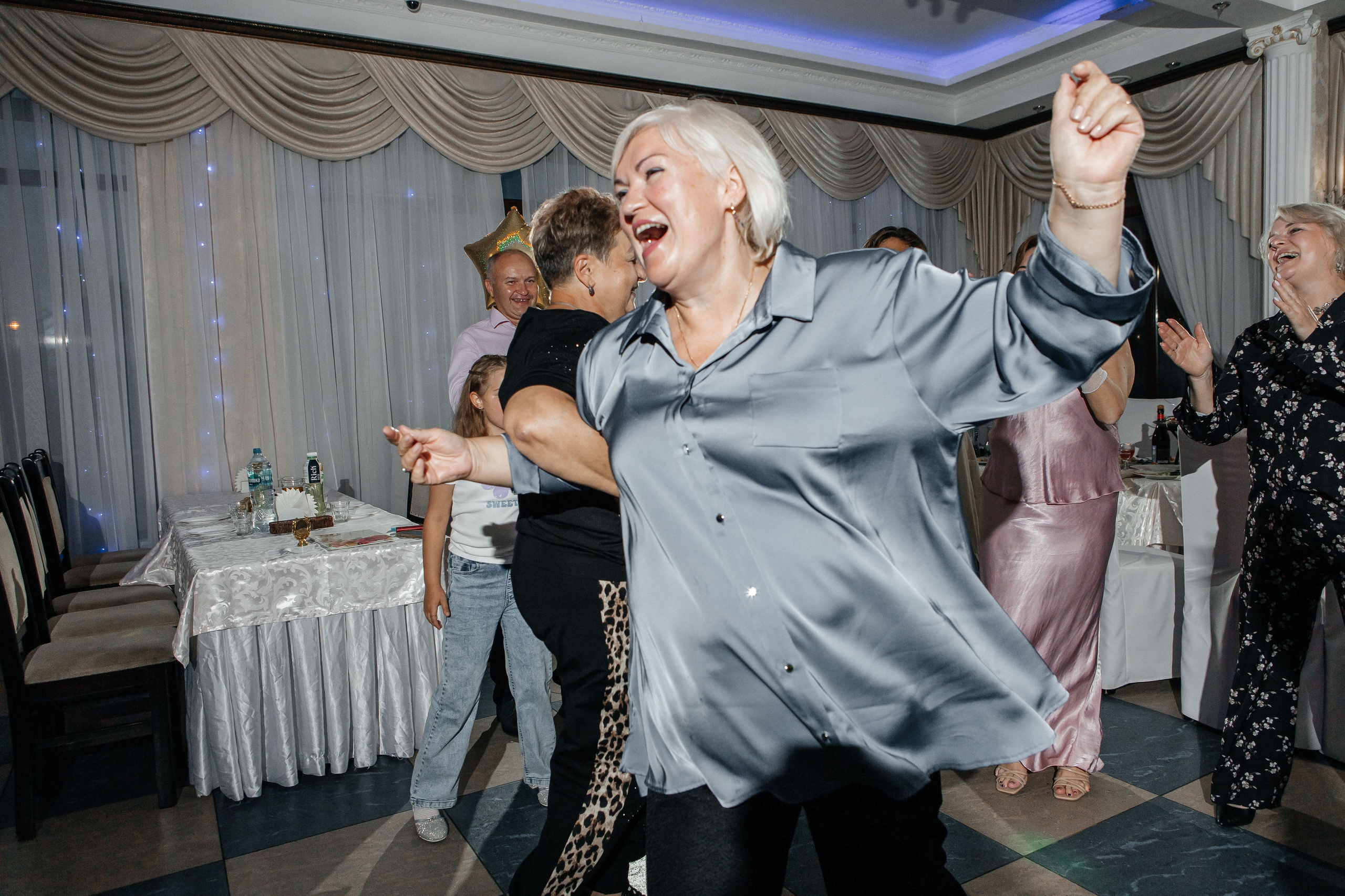 Юбилей в ресторане «Венеция». Свадебный семейный фотограф в Санкт-Петербурге СПб Евгения Гинзбург