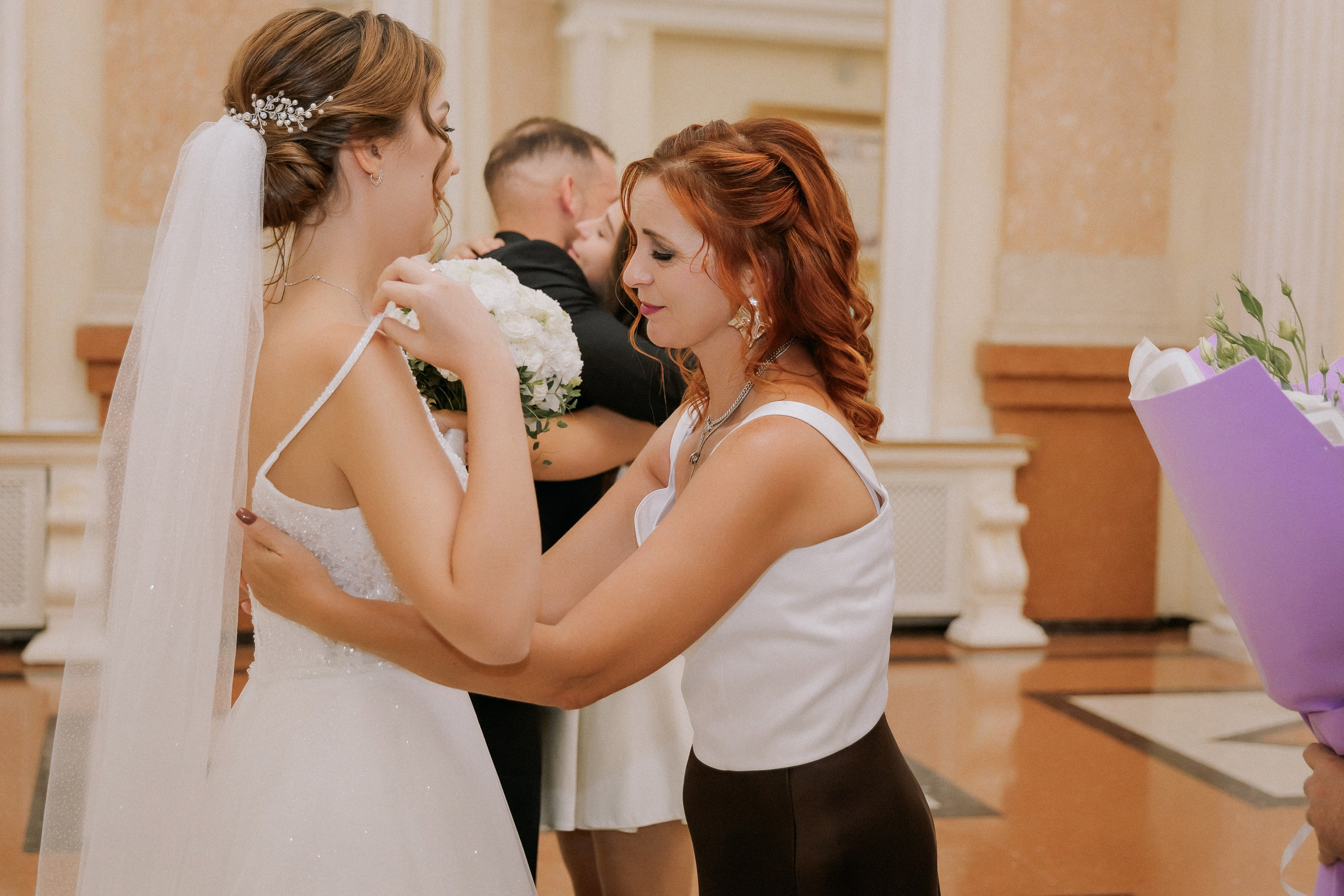 Свадебная прогулка Екатерины и Евгения. Свадебная фотография. Арина Рубах