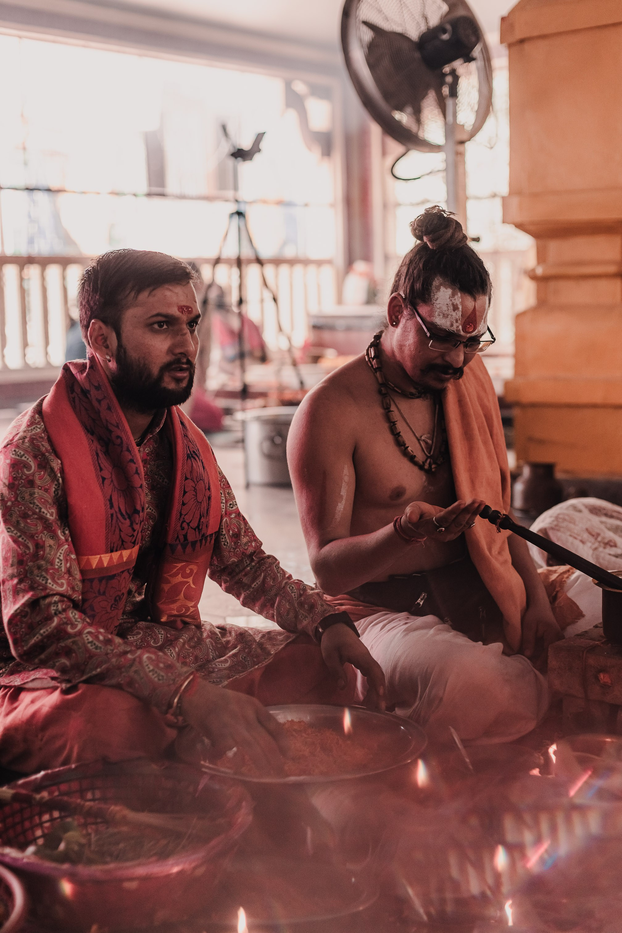 Navaratri yajna at Devraha Baba Ji ashram. Мариам Багдасарян