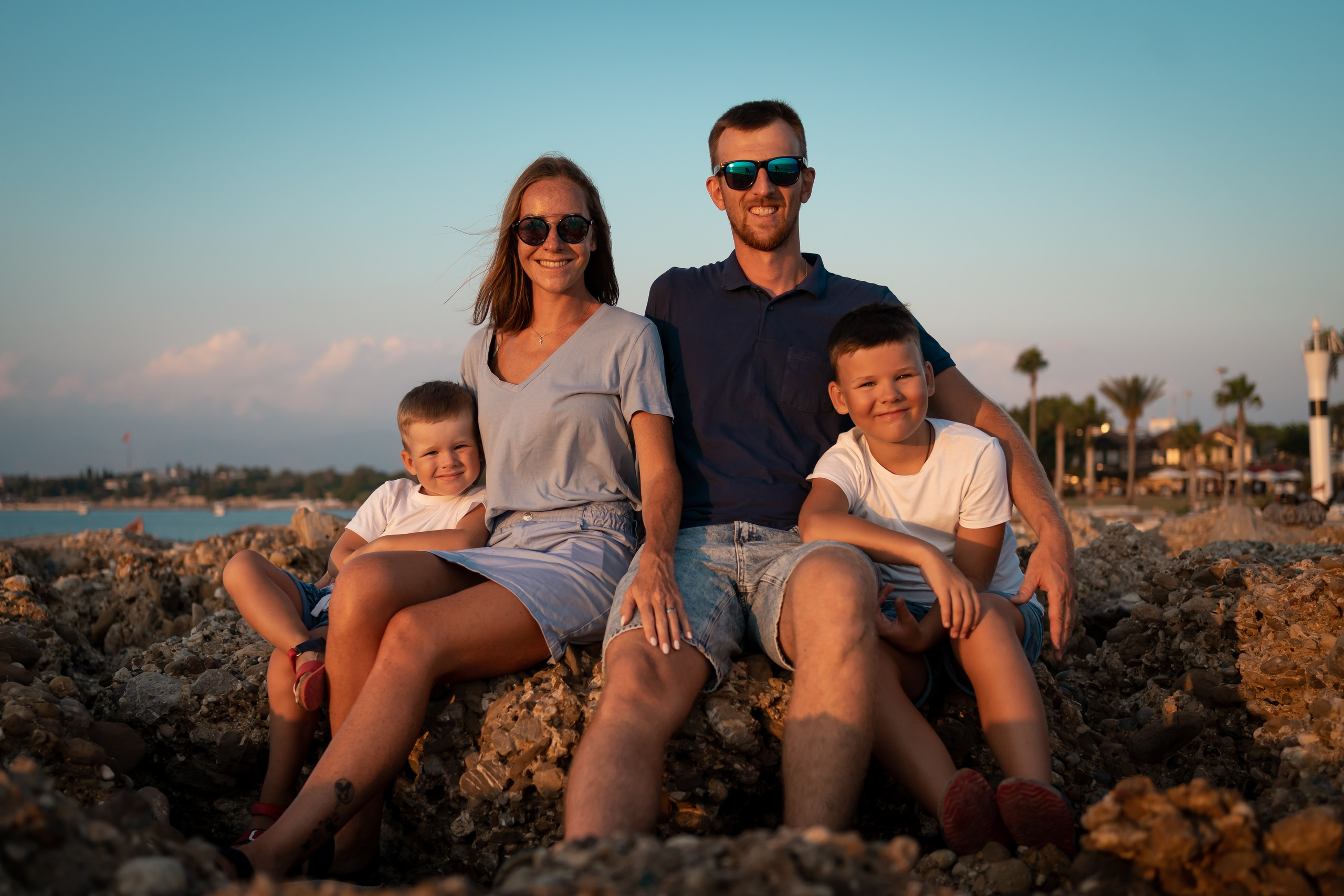Семейный отдых в Турции. Семейный фотограф Варвара Сорока в городе Москве