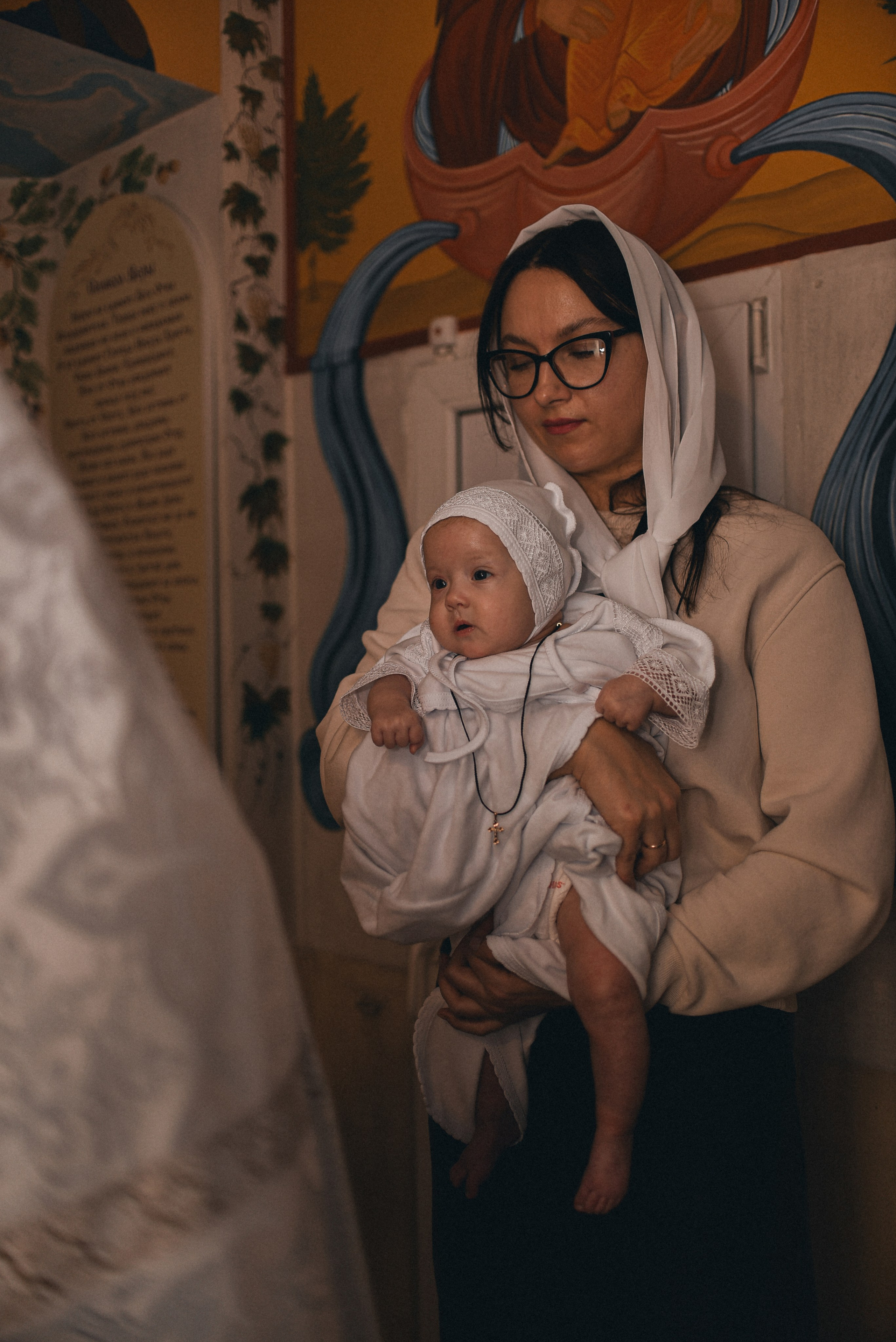 Таинство крещения Веры и Маши. Семейный фотограф Milena feel it