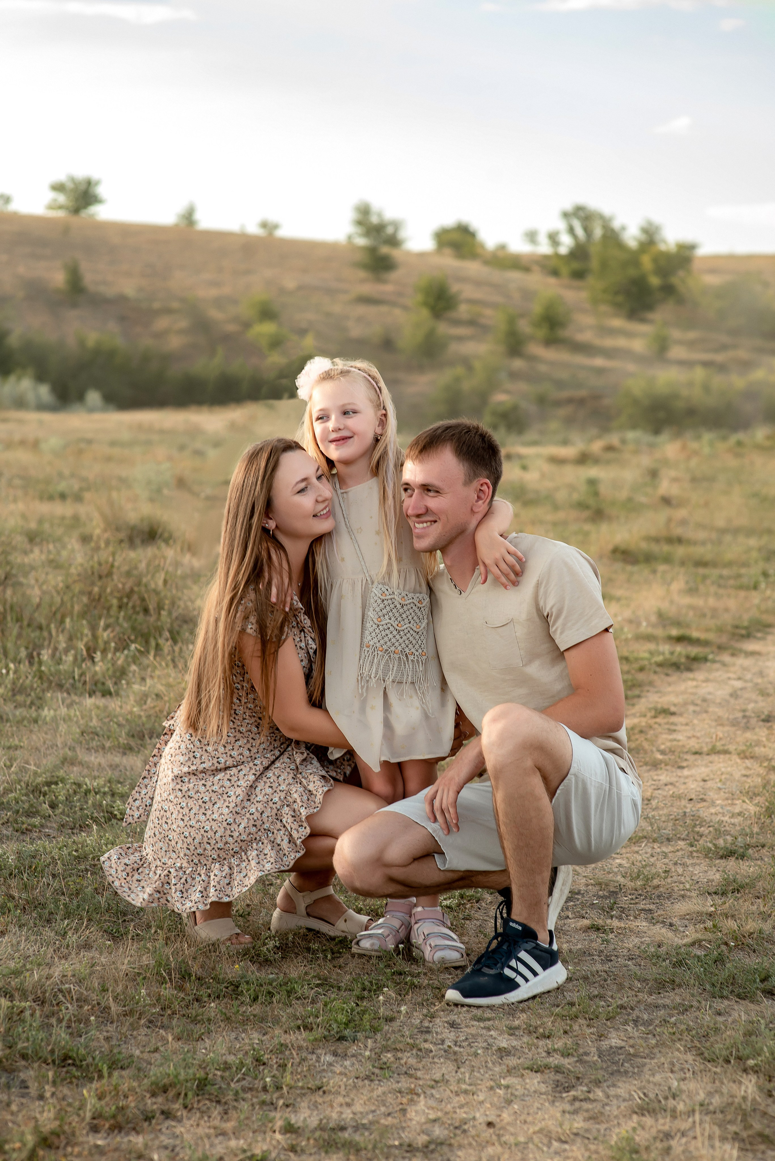 Семейная съемка на поляне 07.2024. Семейный и детский фотограф Наталья Горда