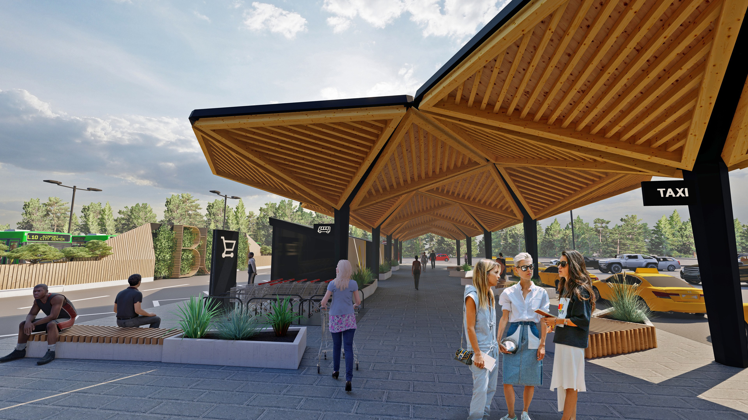 Проект Транспортного хаба ТЦ МЕГА ЕКАТЕРИНБУРГ. Интерьерный дизайнер и художник. Локация в г. Екатеринбурге беру проекты в разных странах