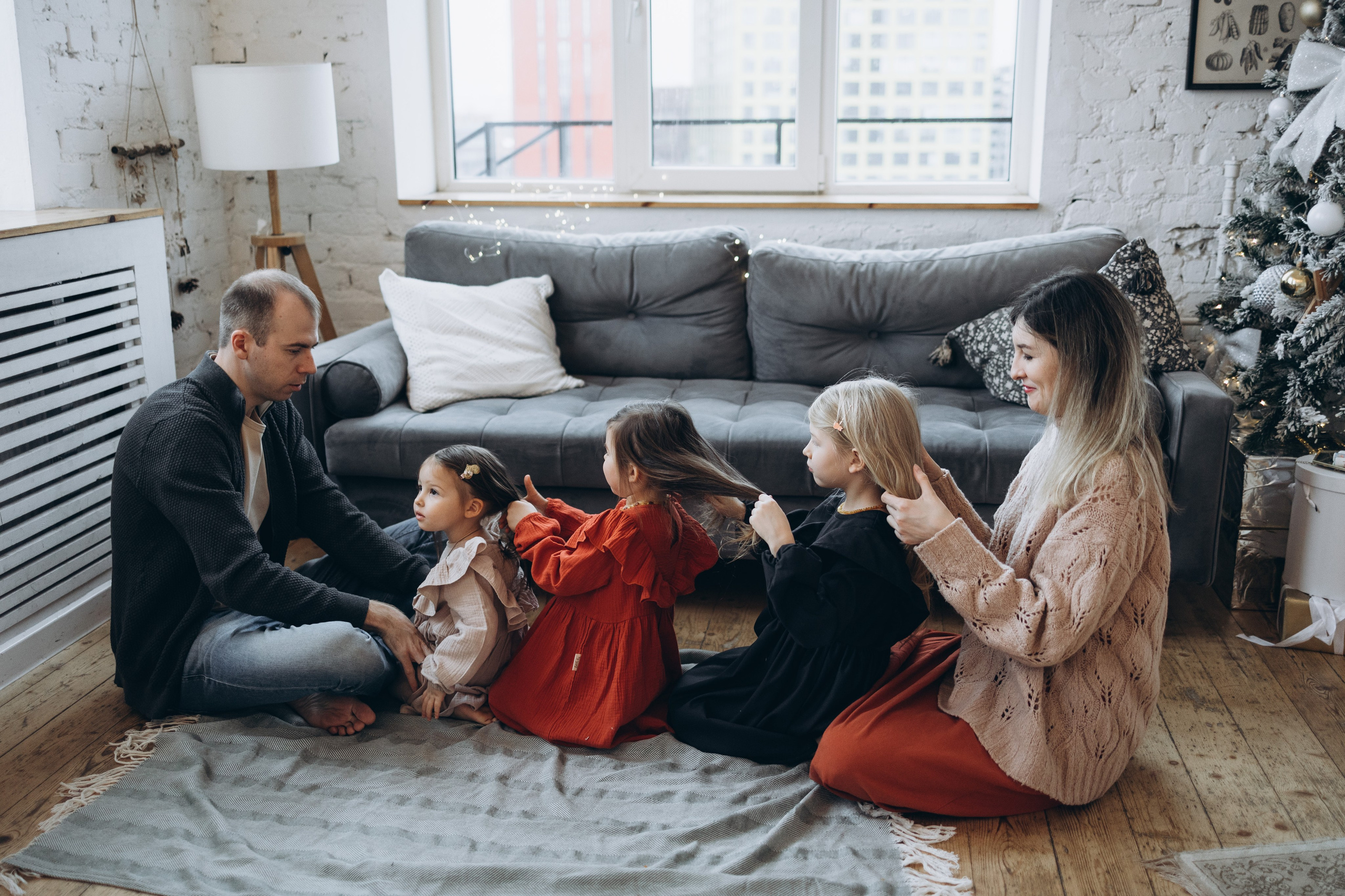 Эля, Вася, Алиса, Ева, Мира. Семейный фотограф в Москве Виктория Ястребинская