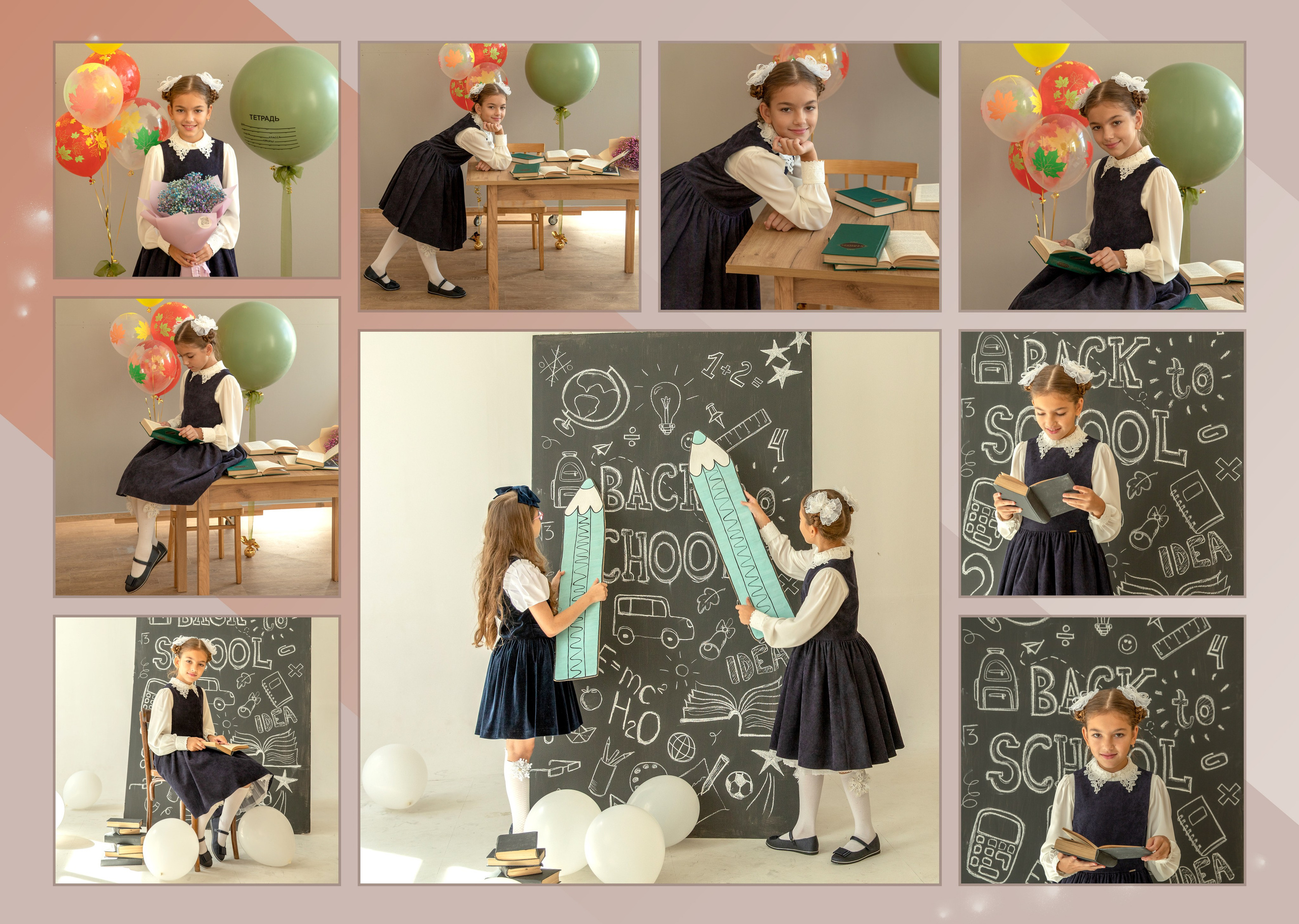 ^ пример Альбом ЛУЧШИЙ 14 разворотов. Семейный, детский, школьный фотограф в Благовещенске Яна Белоусова