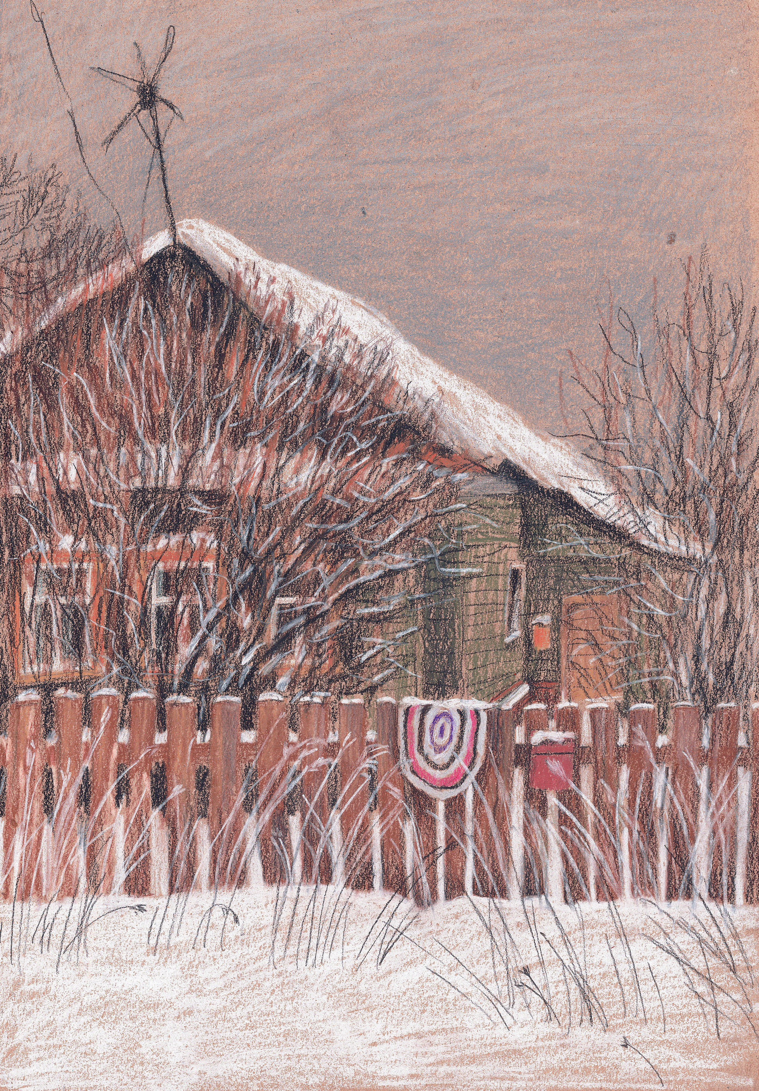 Домики. Художник Карина Милосердова