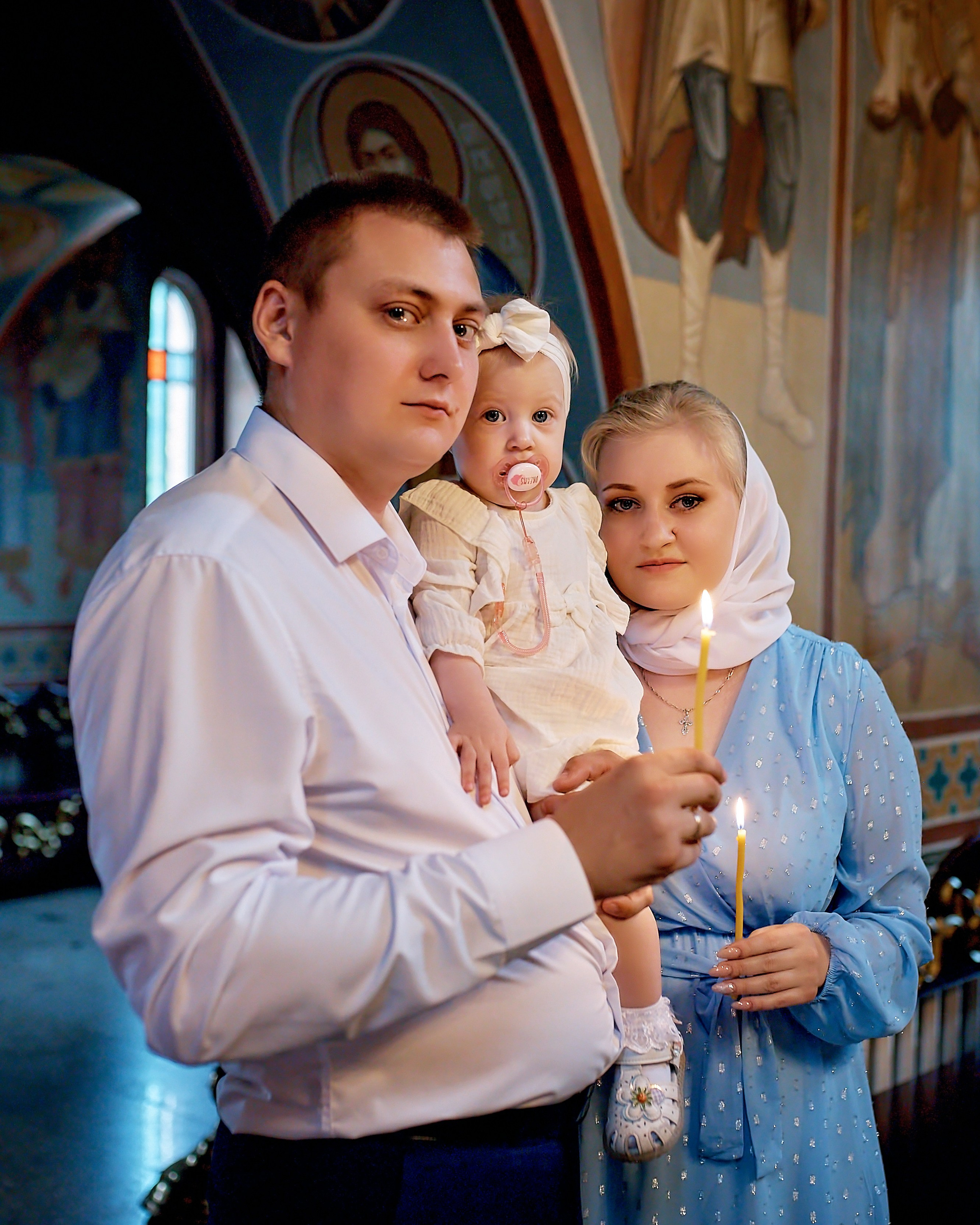 Таинство Крещения храм Георгия Победоносца г. Новоалтайск. Фотограф на Крещение и Венчание в Барнауле