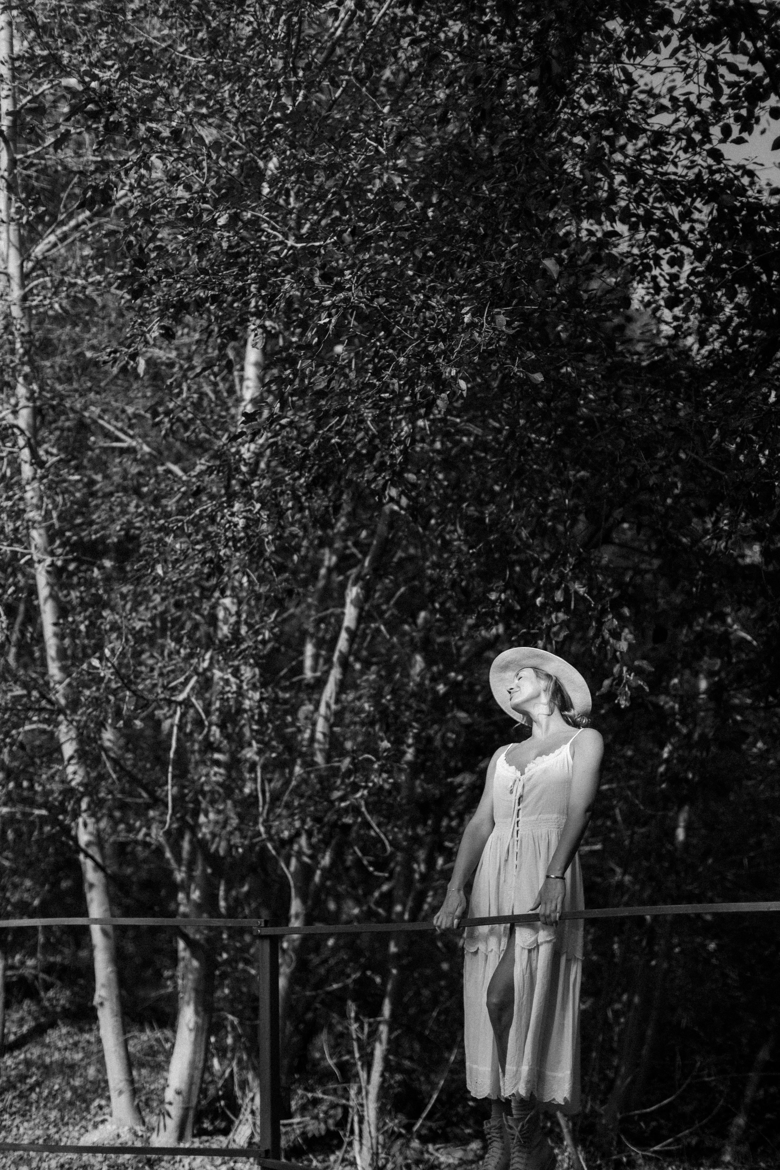 На природе. Фотограф