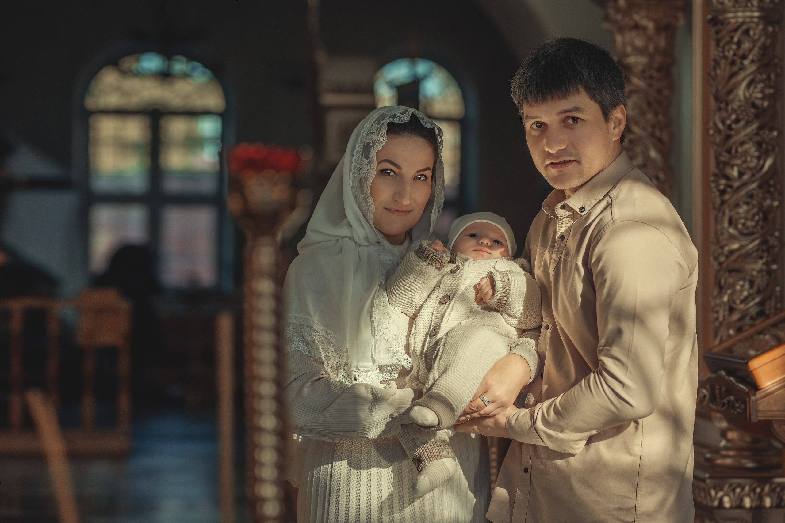 Таинство Крещения Артемия. Фотограф Таинств Крещения и Венчания в г. Курске