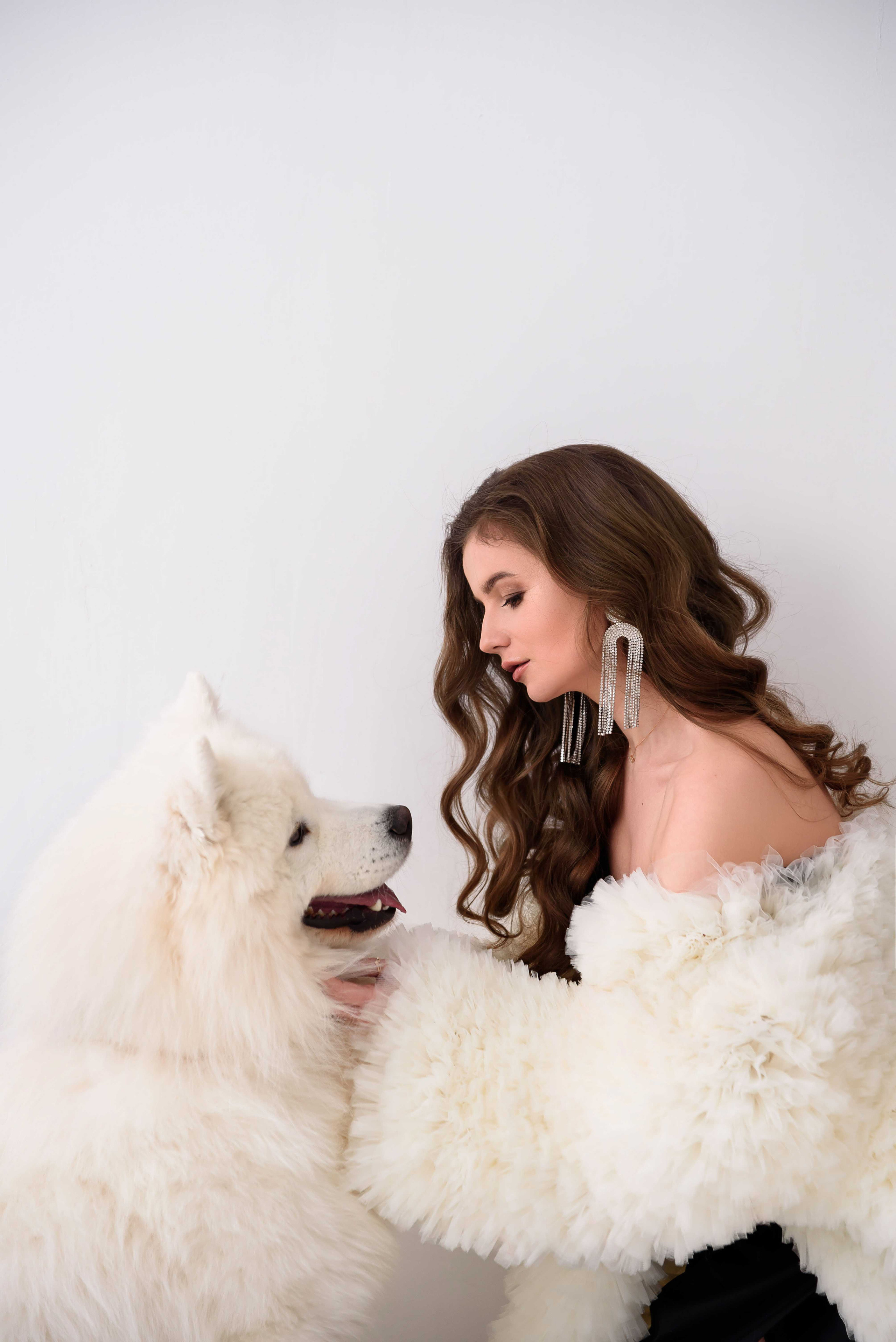 девушка с самоедом томск фото