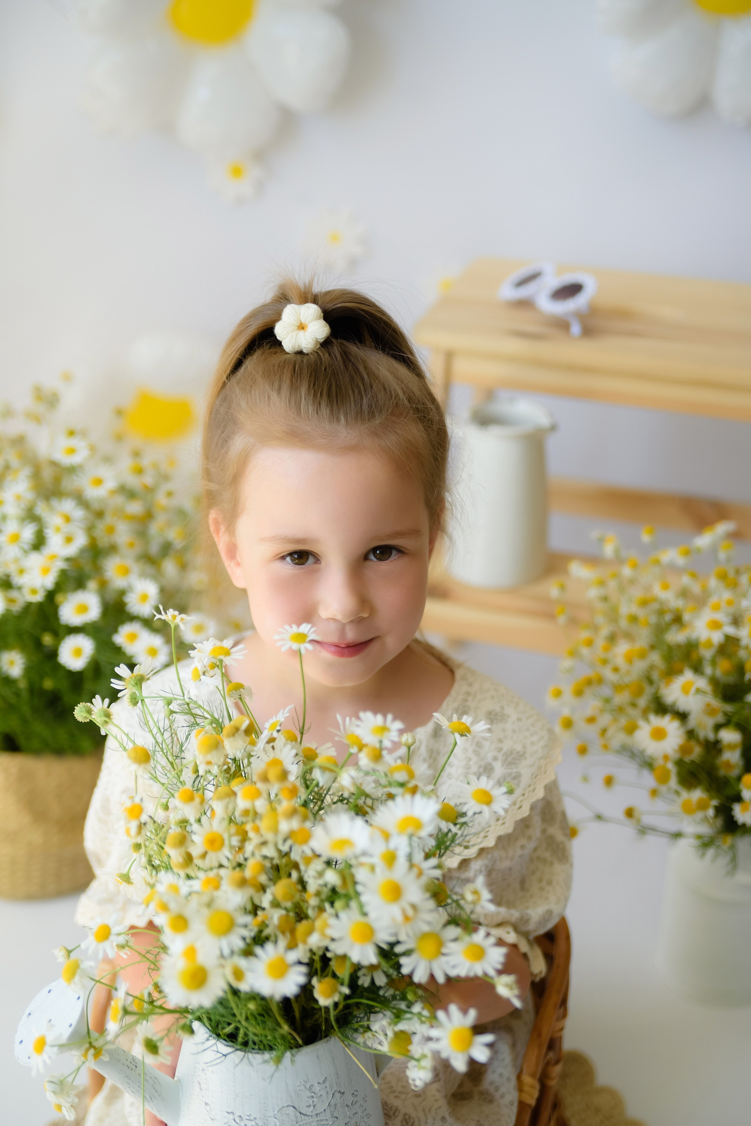 Фотопроект «Ромашки» Аня и Даша. Детский Фотограф |Фотограф на годик в Брянске Ирина Романова