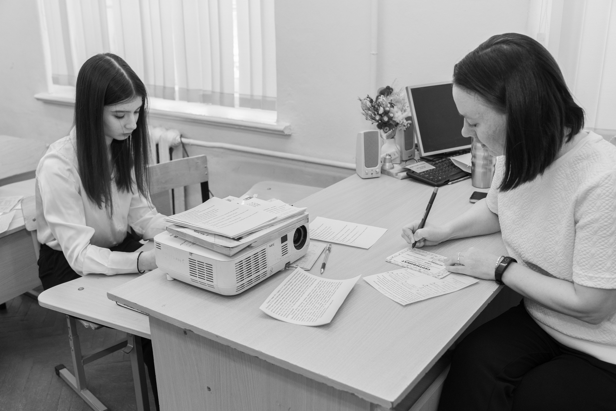 Пятёрка для ребёнка. Репортажная съёмка в Санкт-Петербурге, Константин Петров