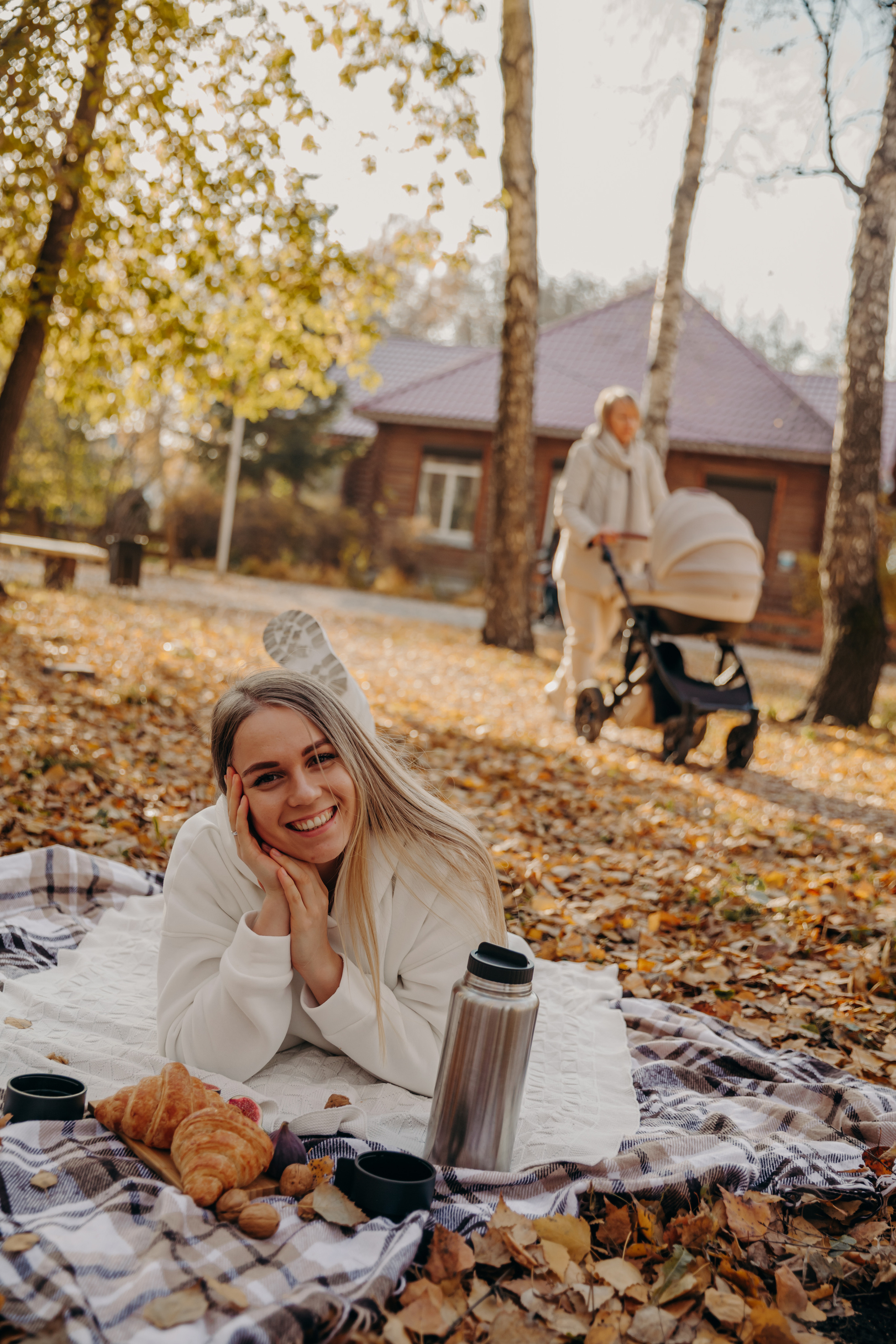 Пикник в осеннем парке. Женский и семейный фотограф в Санкт- Петербурге Элина Сухарина