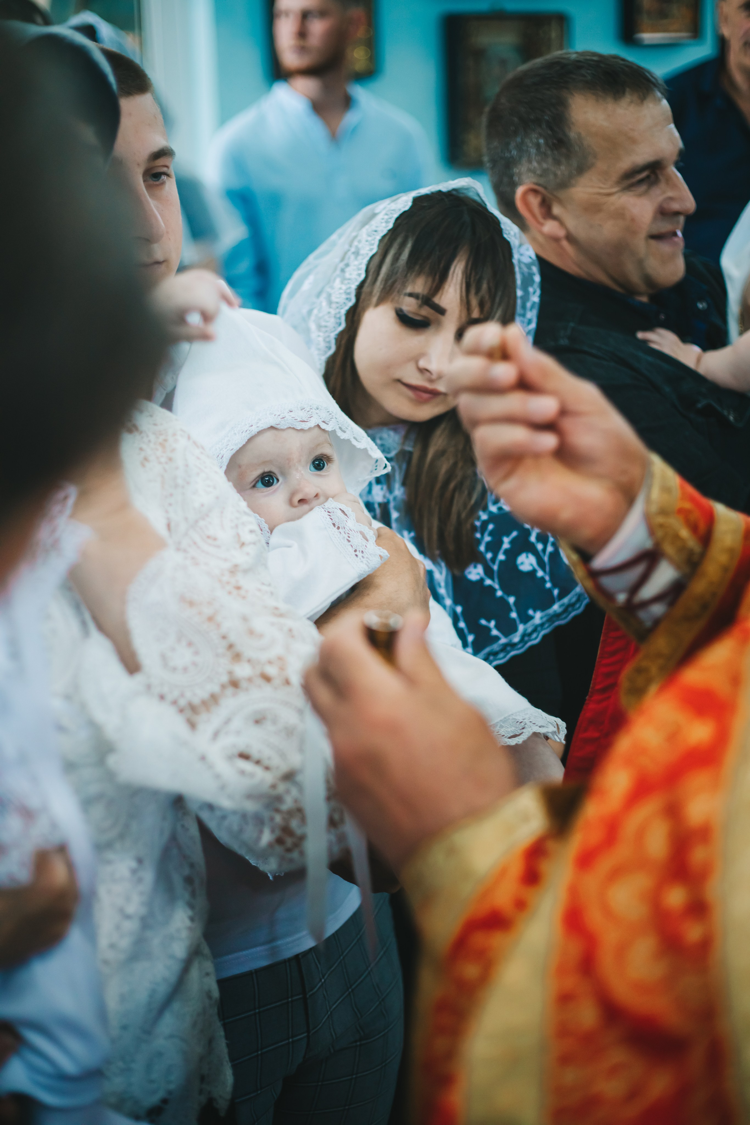 Съемка таинства крещения в Тихорецке. Свадебный и семейный фотограф в Краснодарском крае Мария Данилкина