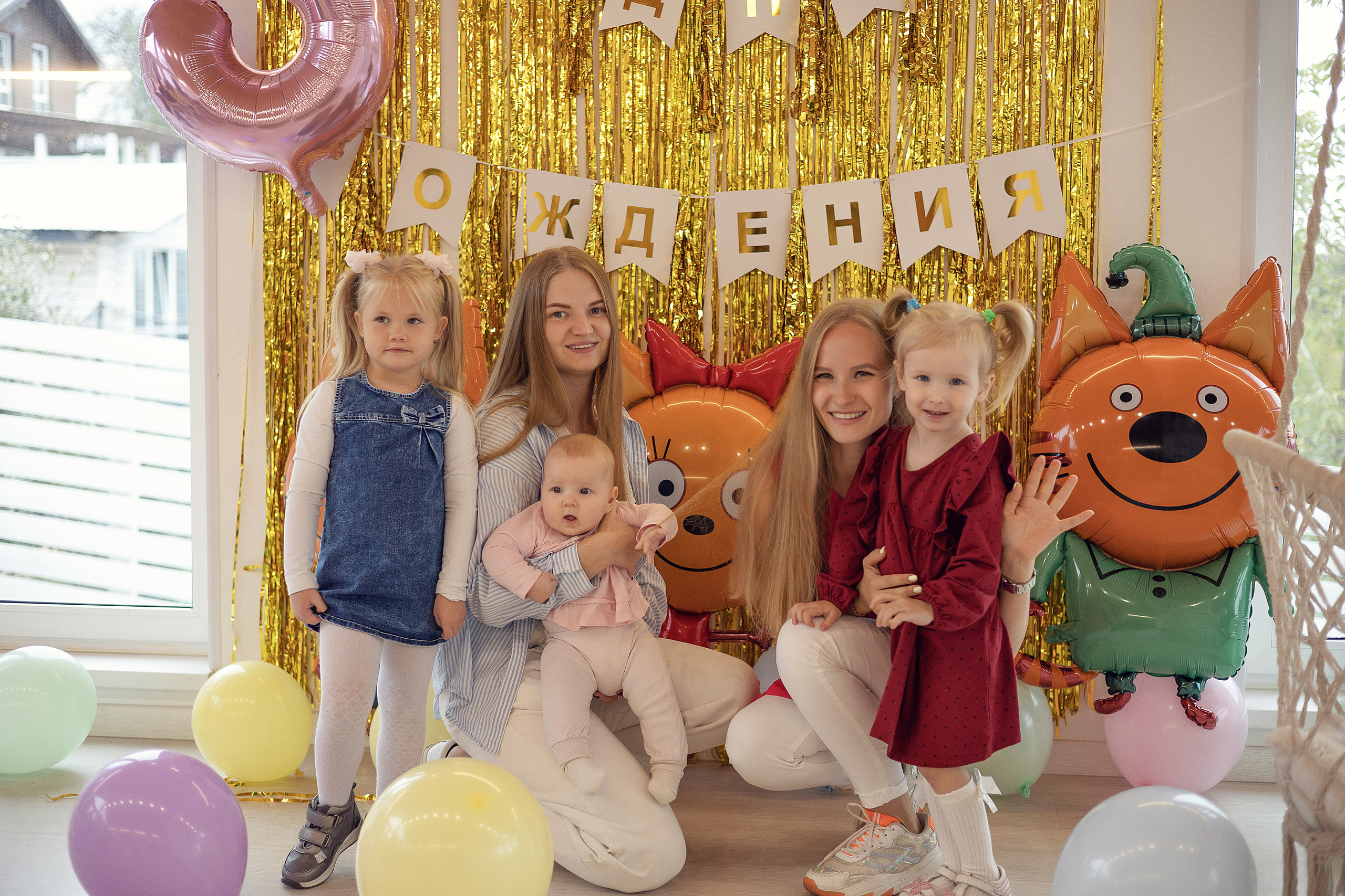 День рождения Ульяны (3 года). Семейный и детский фотограф в Перми Мария Карабатова