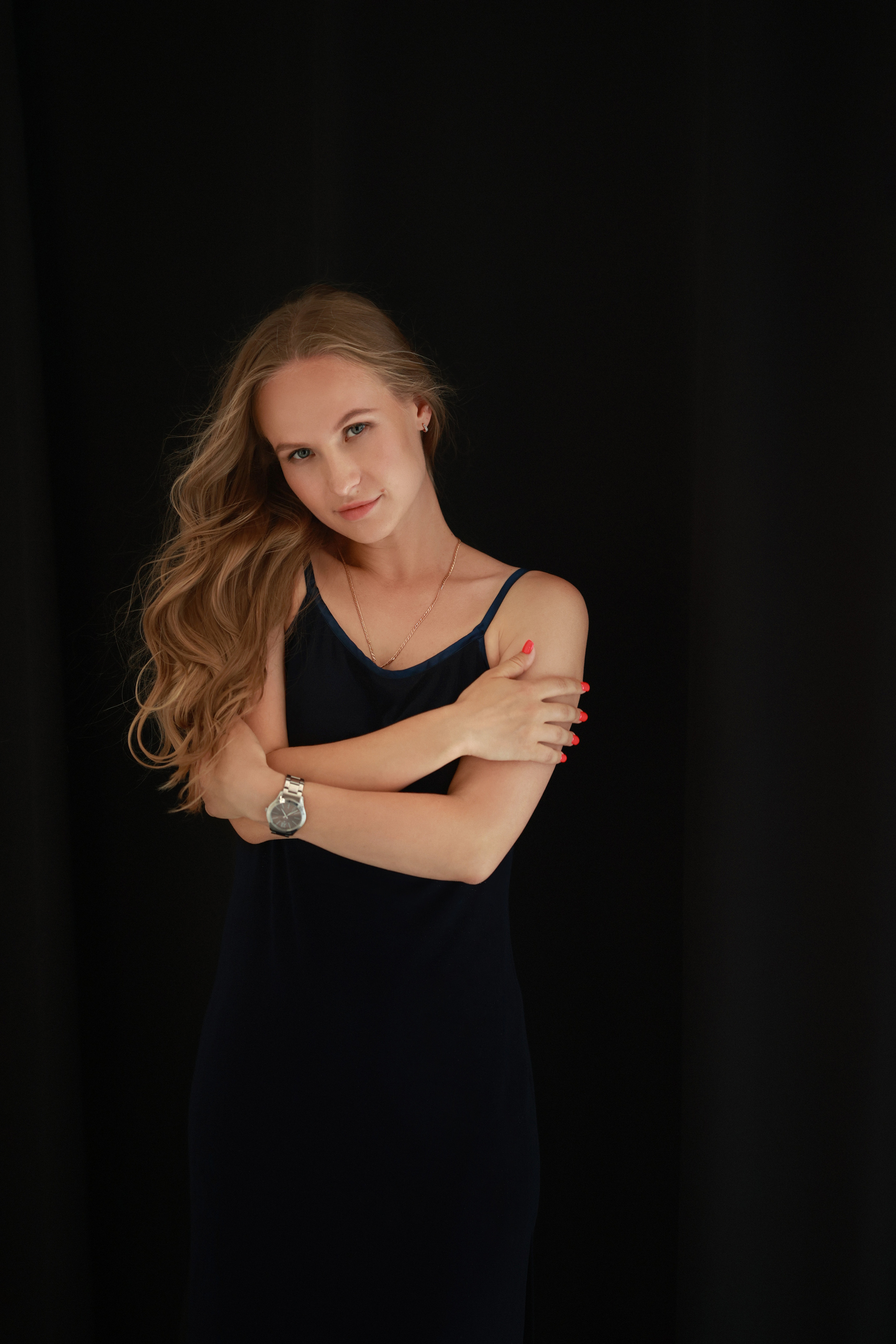 Съемка женского портрета в фотостудии Roomlight. Семейный и детский фотограф в Перми Мария Карабатова