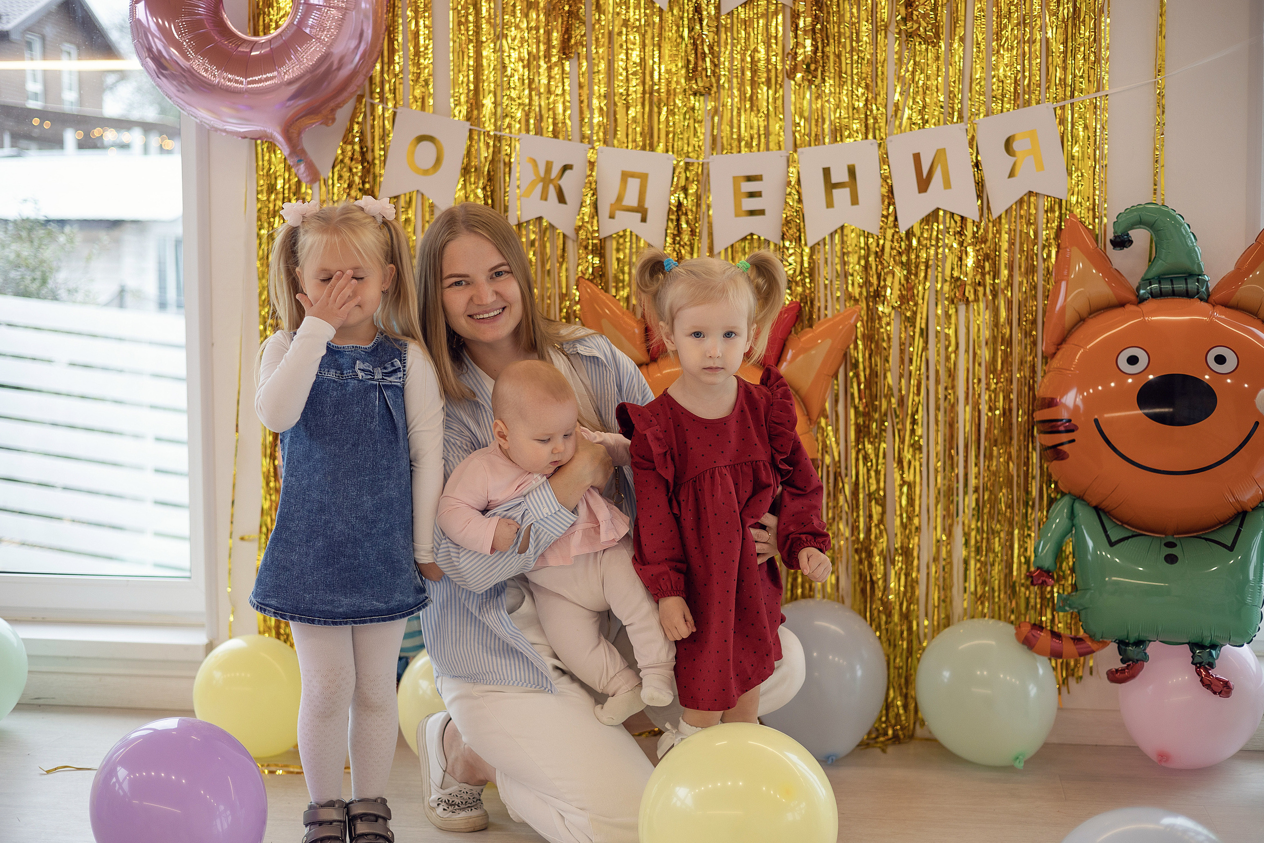 День рождения Ульяны (3 года). Семейный и детский фотограф в Перми Мария Карабатова