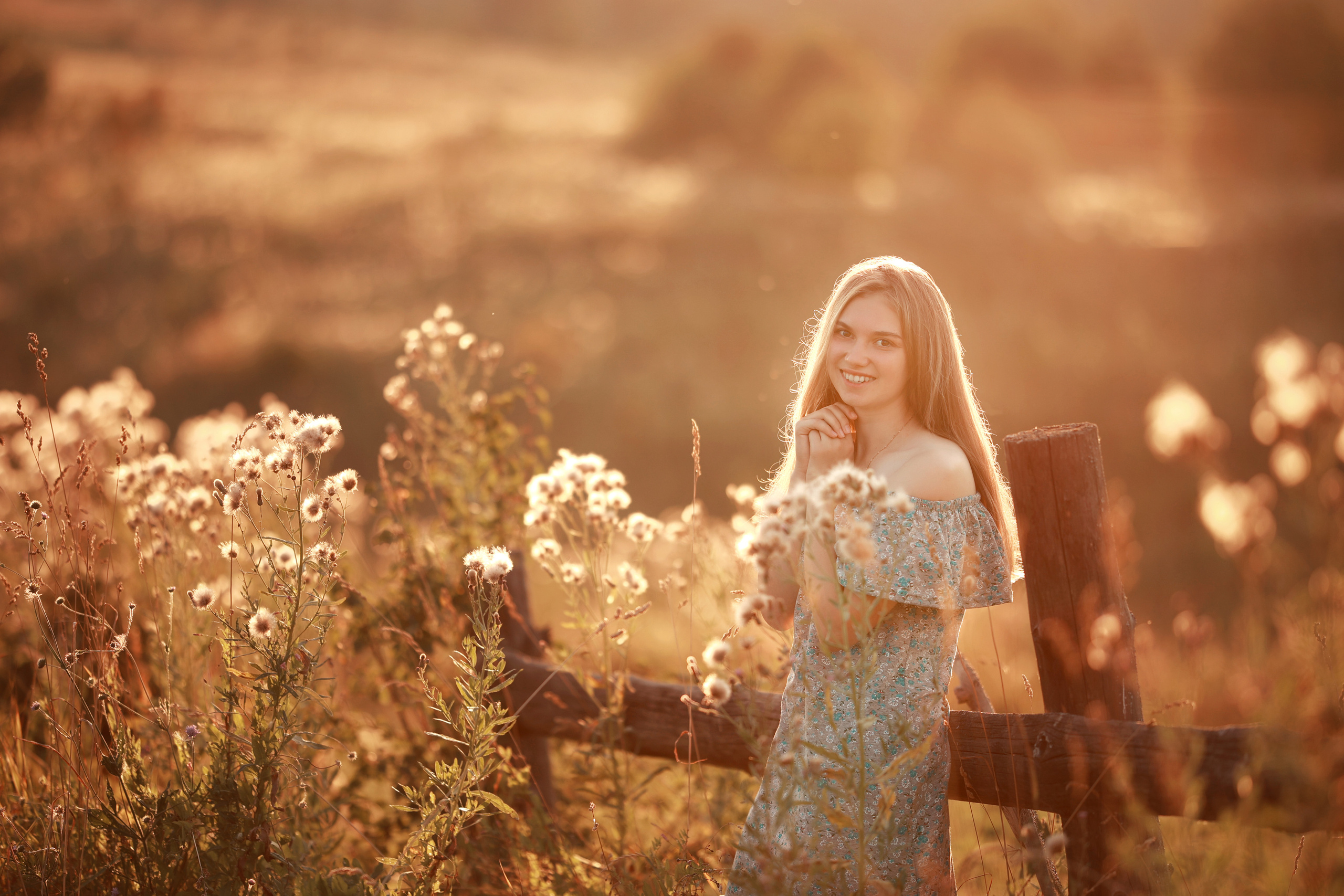 Закатная фотосъемка женского портрета. Семейный и детский фотограф в Перми Мария Карабатова