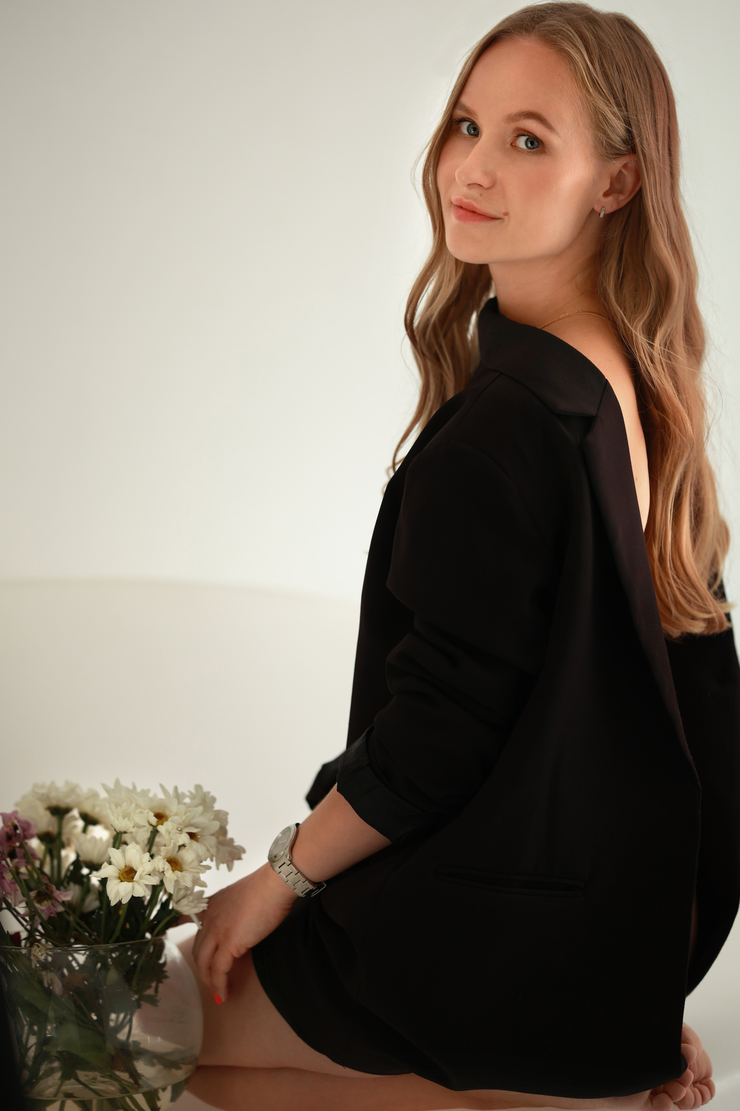 Съемка женского портрета в фотостудии Roomlight. Семейный и детский фотограф в Перми Мария Карабатова