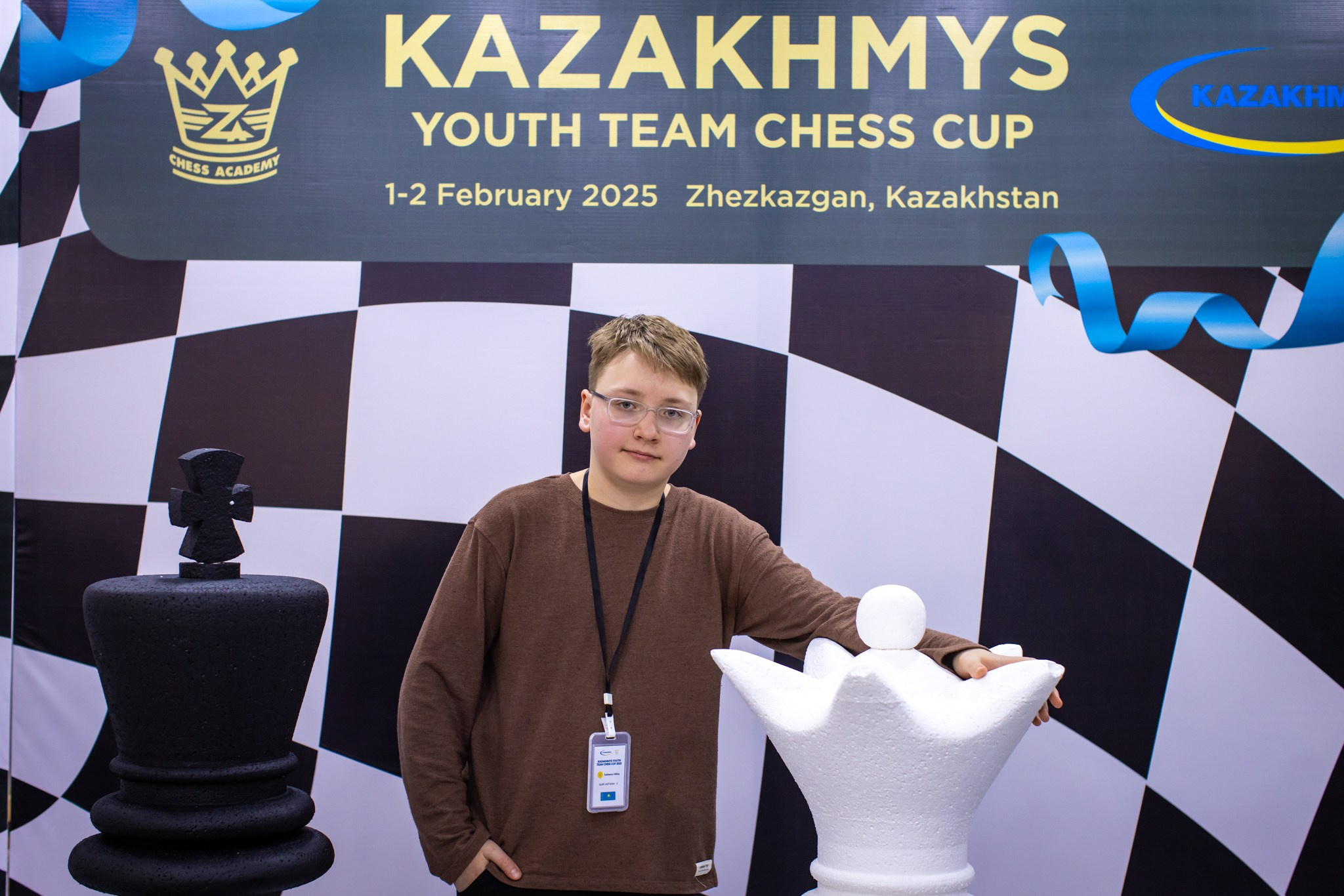 2025.02.02 KAZAKHMYS Youth Team Chess CUP 2025 — Day2_rapid. Фотограф Анна Штурман (репортажная съёмка любых событий и мероприятий) Anna Shtourman photographer