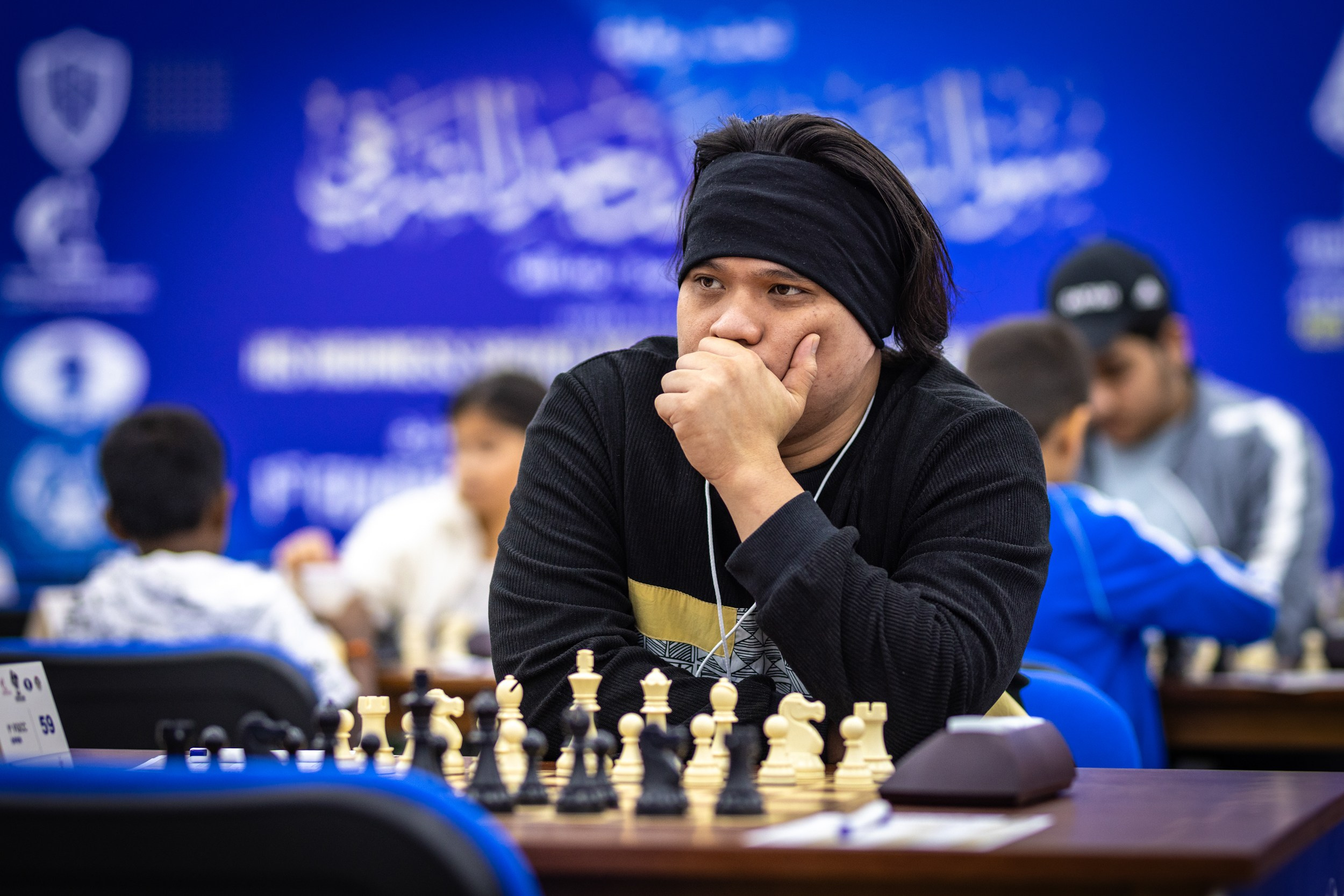 2025.08.27 1st. FUJAIRAH GLOBAL Chess Championship — Round3. Фотограф Анна Штурман (репортажная съёмка любых событий и мероприятий) Anna Shtourman photographer