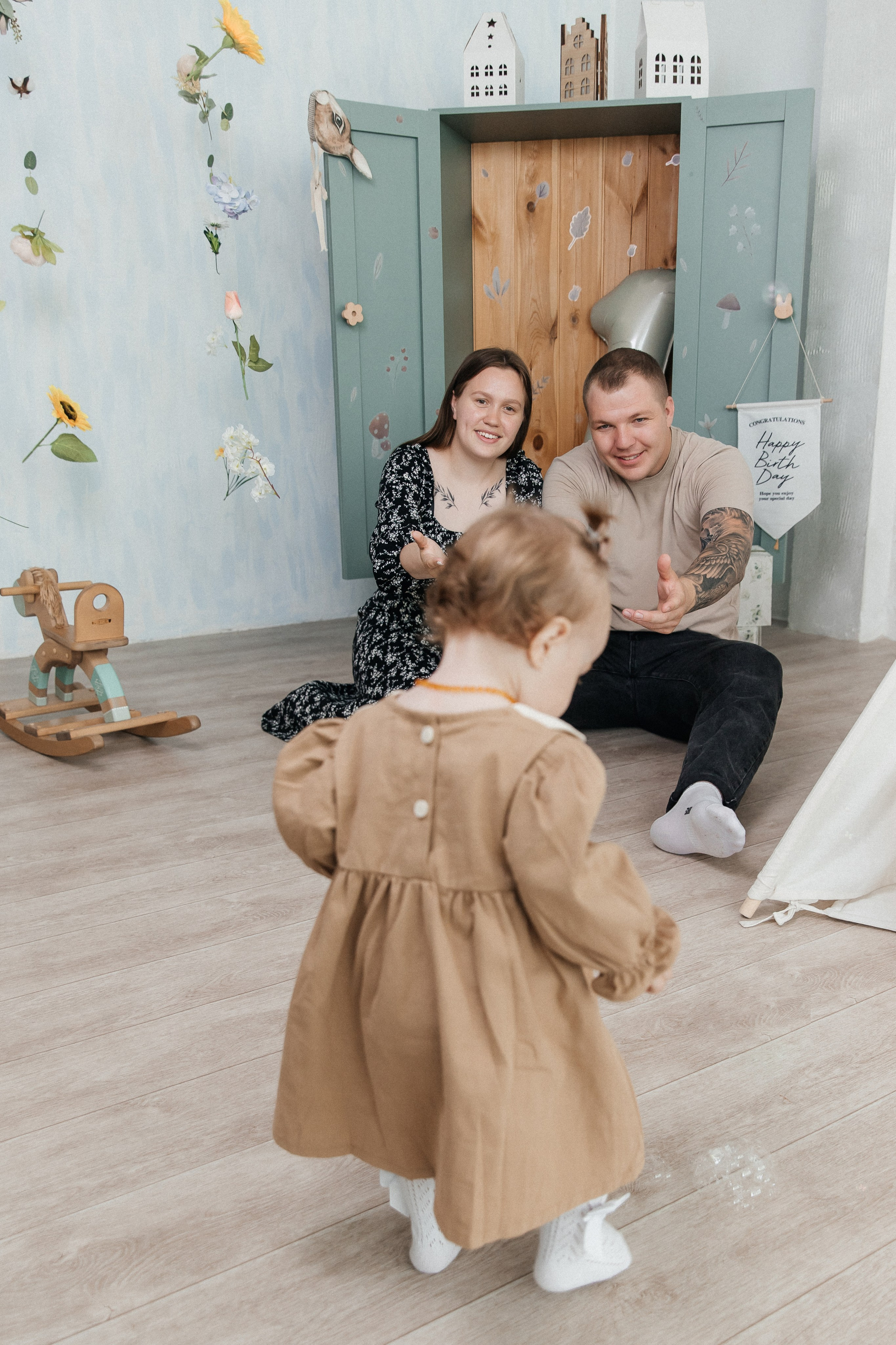 1 годик Василисе