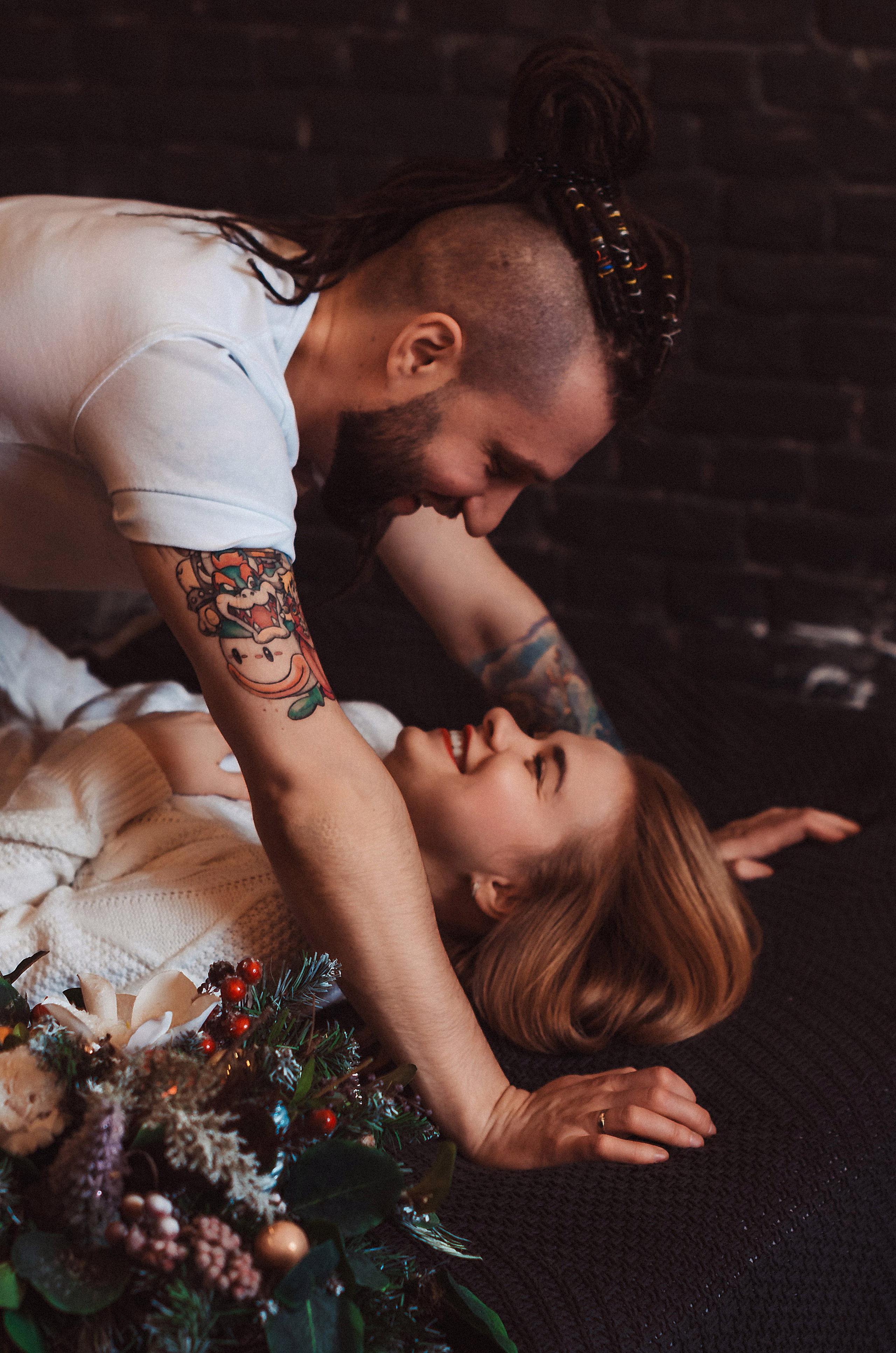 Новогодняя Love Story Виталии и Виталия. Фотограф Алиса Агафонова в Санкт-Петербурге