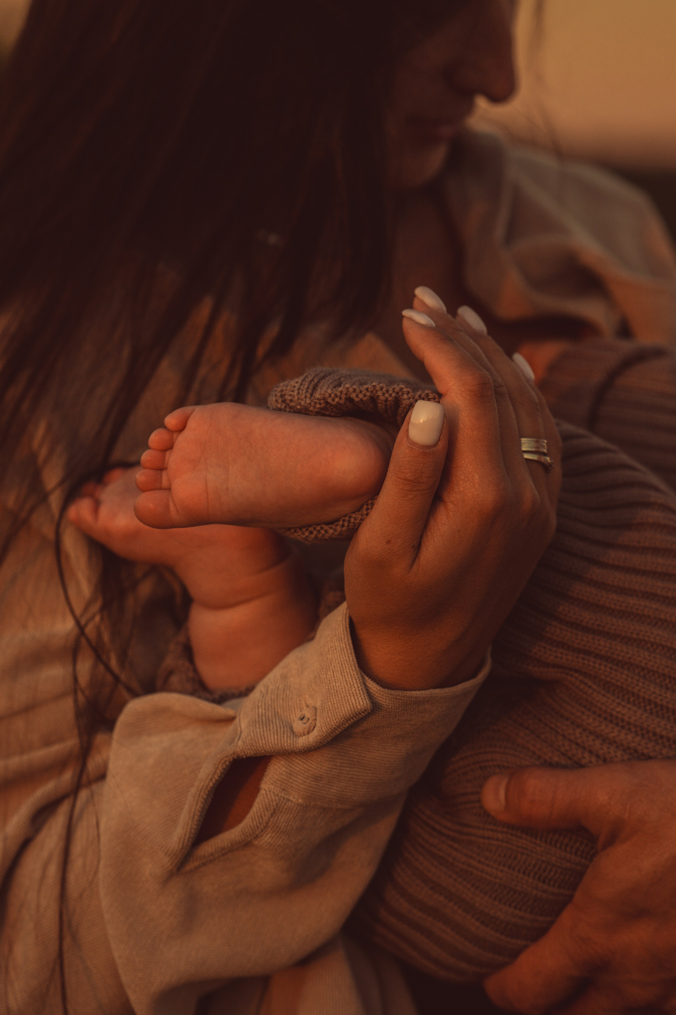 Семья Тони и Саши на закате. Семейный и портретный фотограф в Санкт-Петербурге Татьяна Гримоть