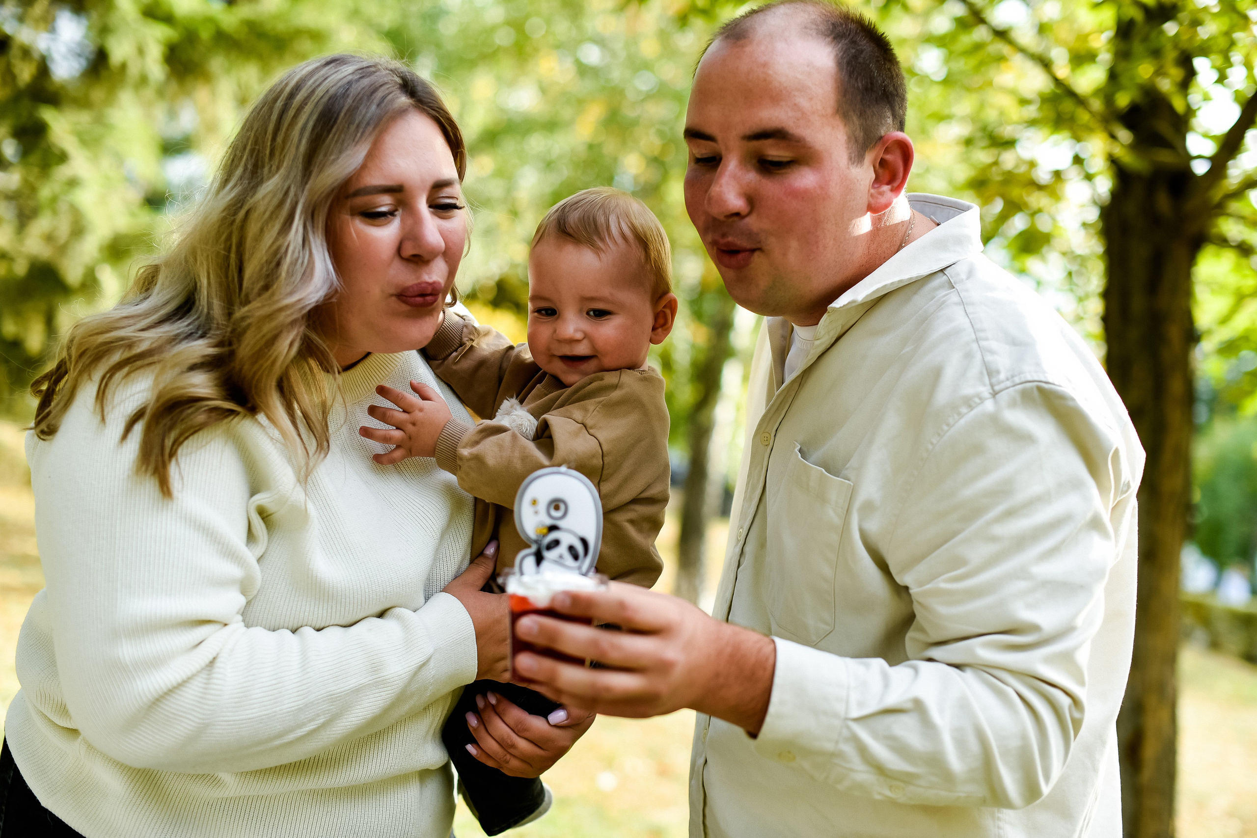 Семья Дмитрий, Настенька и Мирон