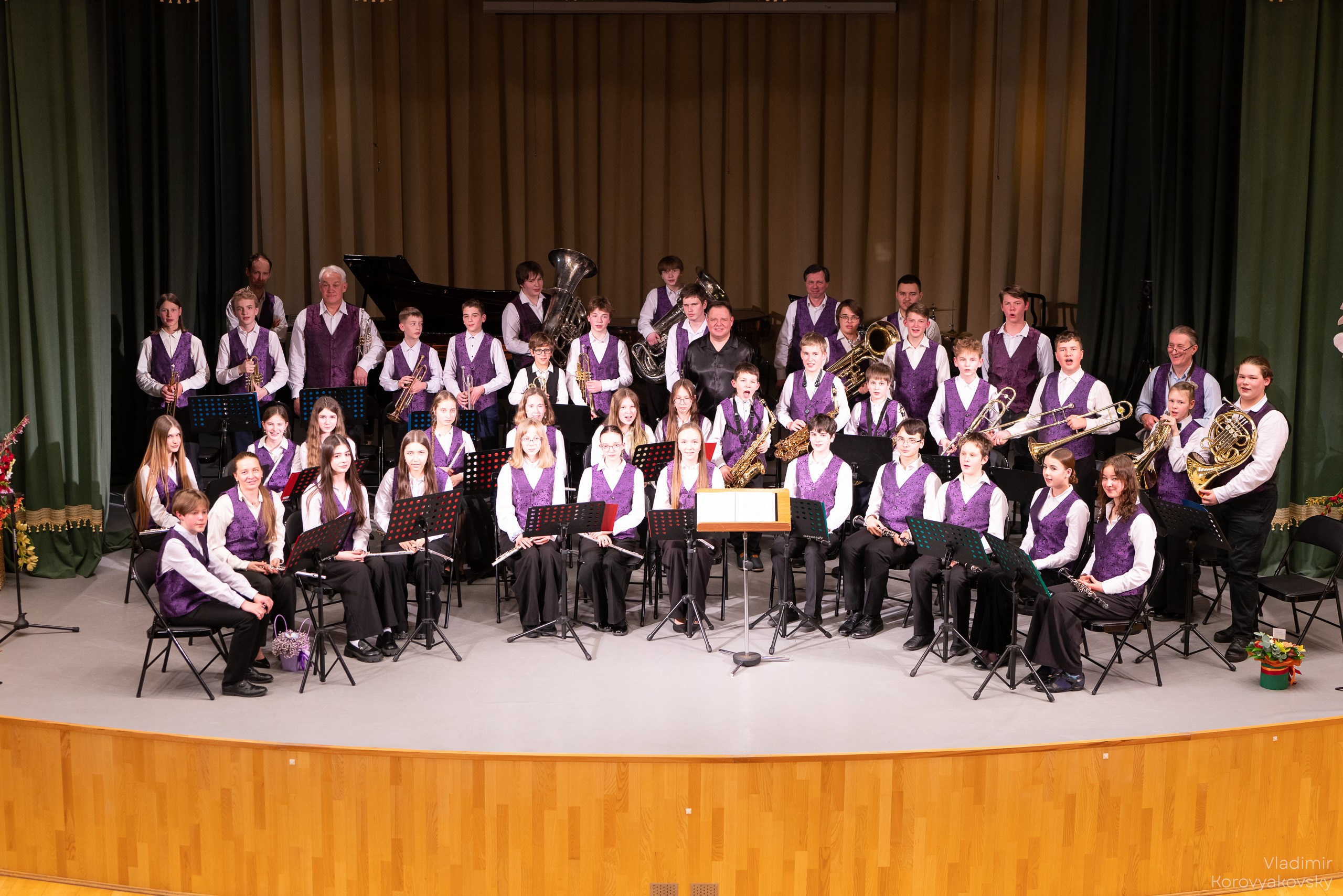 Концерт Духового оркестра ЦГИ ко Дню защитника Отечества. Фотограф Владимир Коровяковский