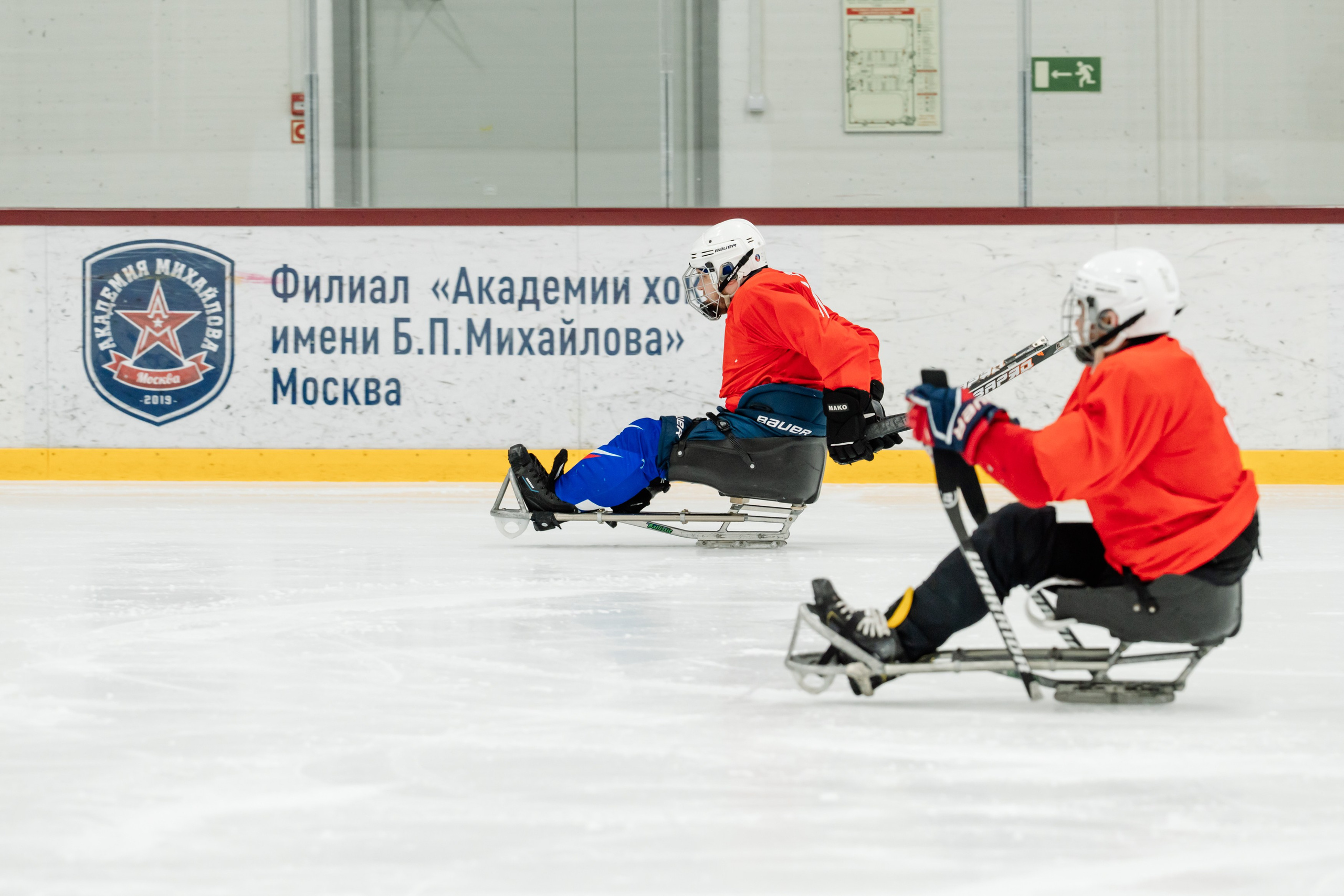 Игра в следж хоккей приуроченная 23.02.26 в арене Сталкер