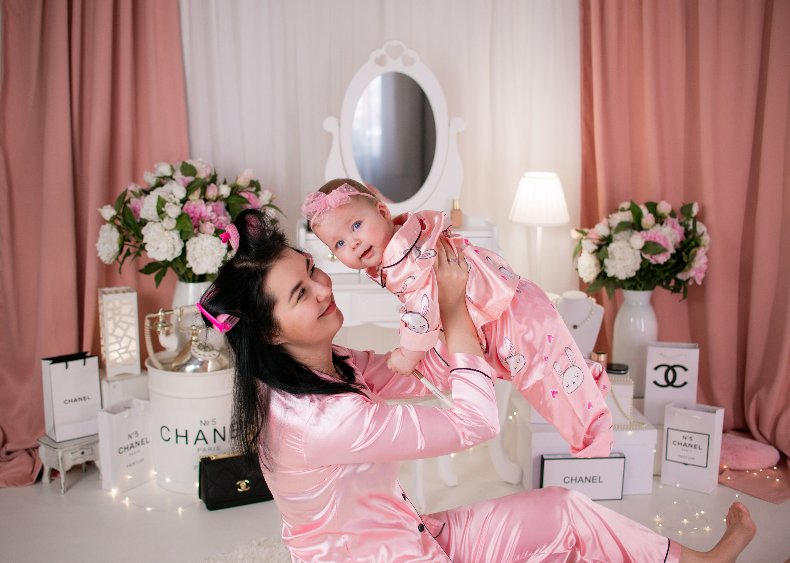 Анонс первых кадров с фотопроекта «Шанель» для Есении. Фотограф новорожденных Краснодар Малышенко Надежда