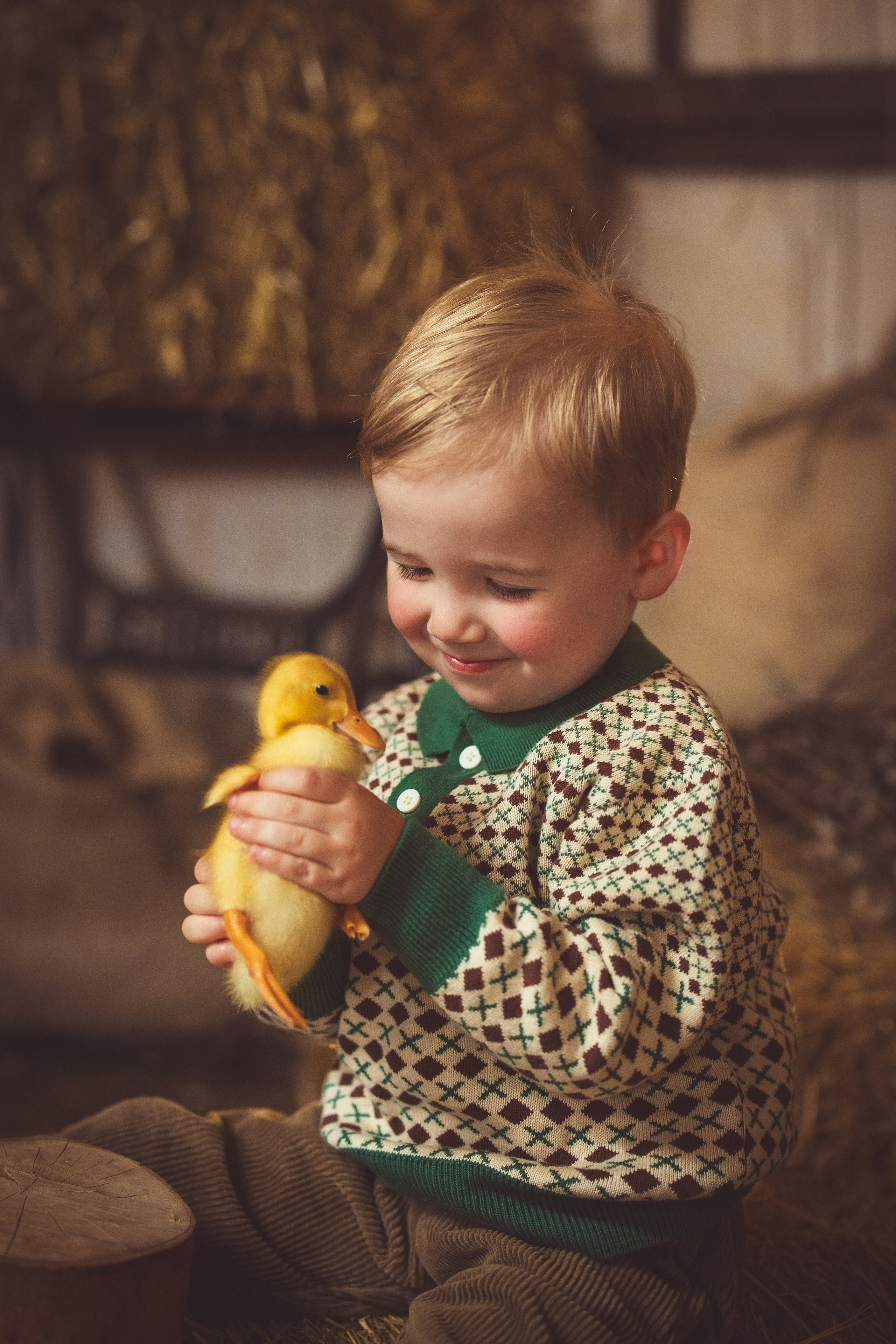 Пасхальный фотопроект с козочкой и утятами, в фотостудии «Эль» 2024 г. Семейный и детский фотограф в Краснодаре Анна Трашкова