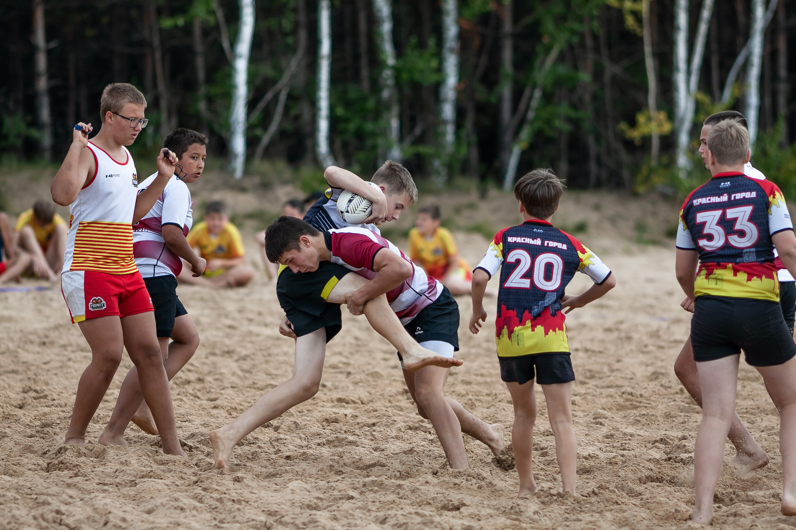 «Кубок «Молота» по пляжному Регби. Фотография