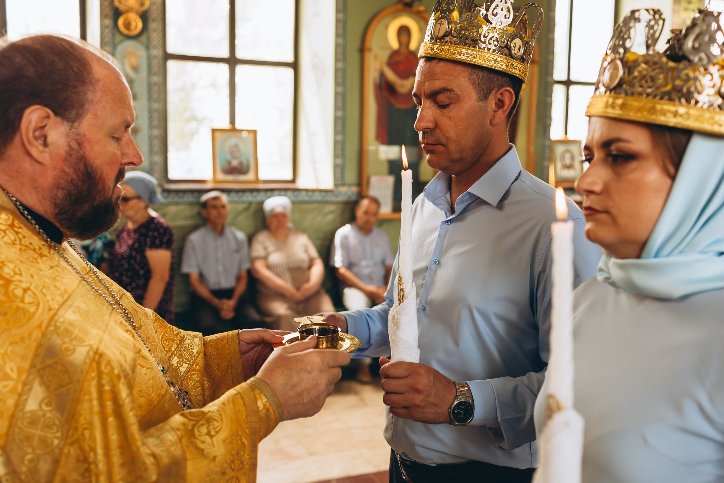 Венчание Александра и Юлии. Семейный фотограф в Волгодонске Краченцева Анна