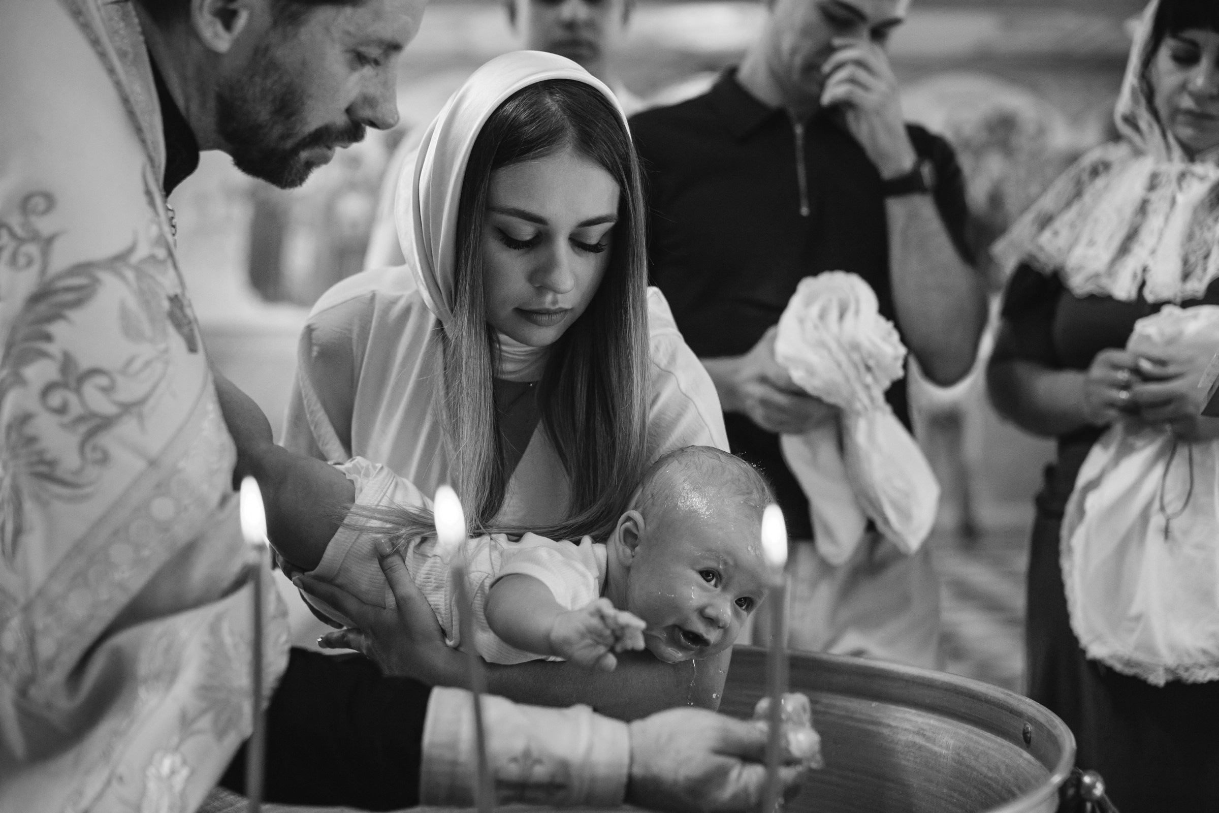 Крещение Мирона. Семейный фотограф в Волгодонске Краченцева Анна
