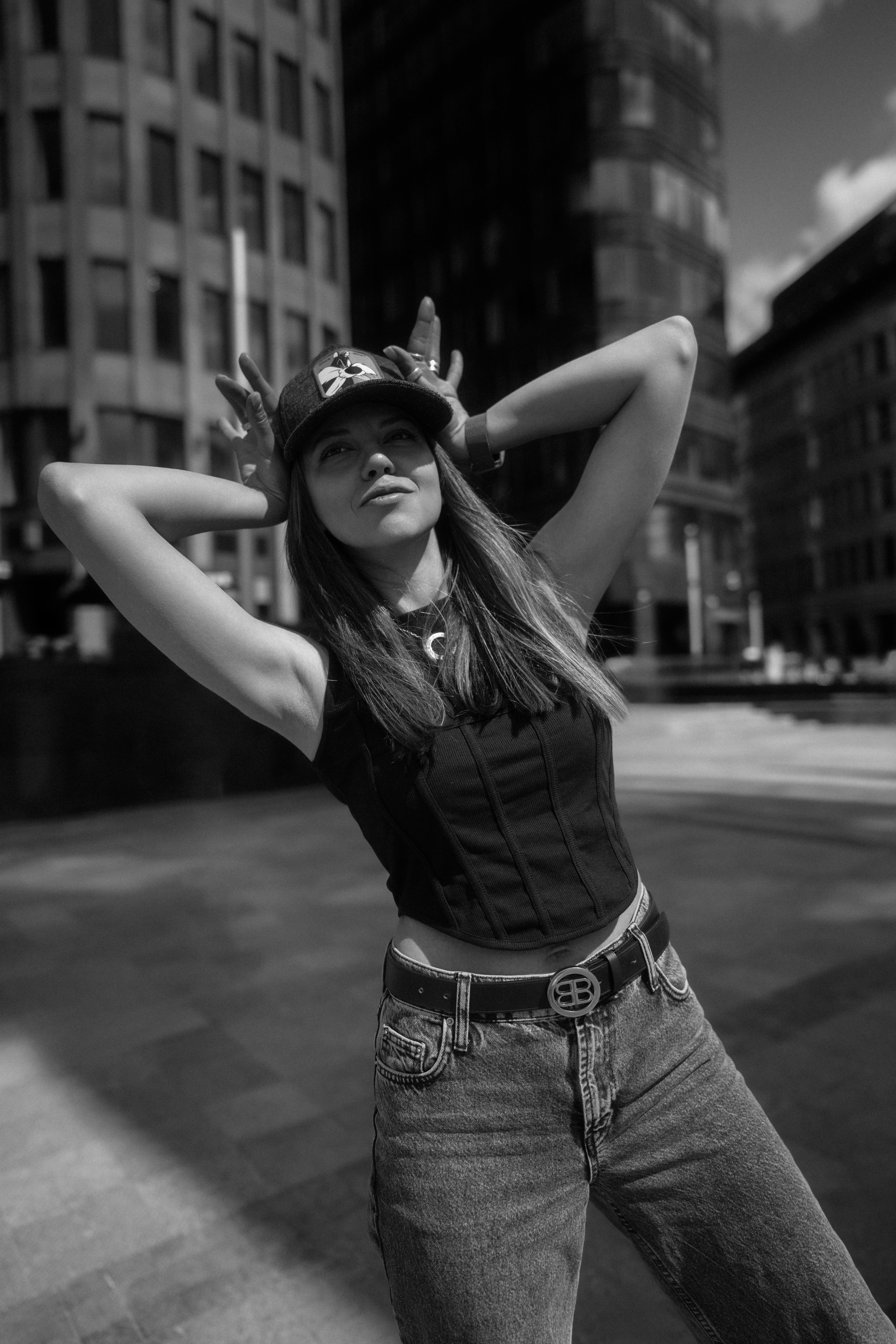 Женская уличная фотосессия в Москве