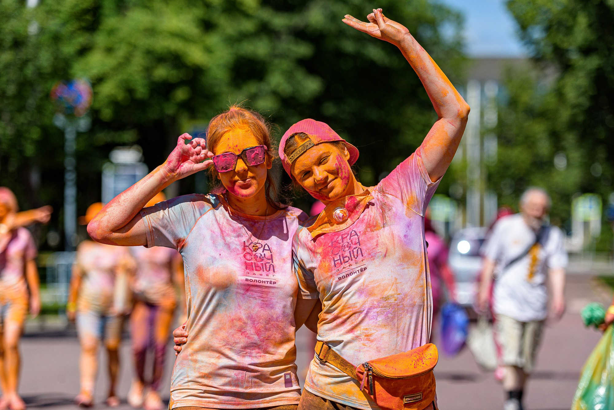 Красочные волонтеры!. Репортажный фотограф Сергей Квартальнов