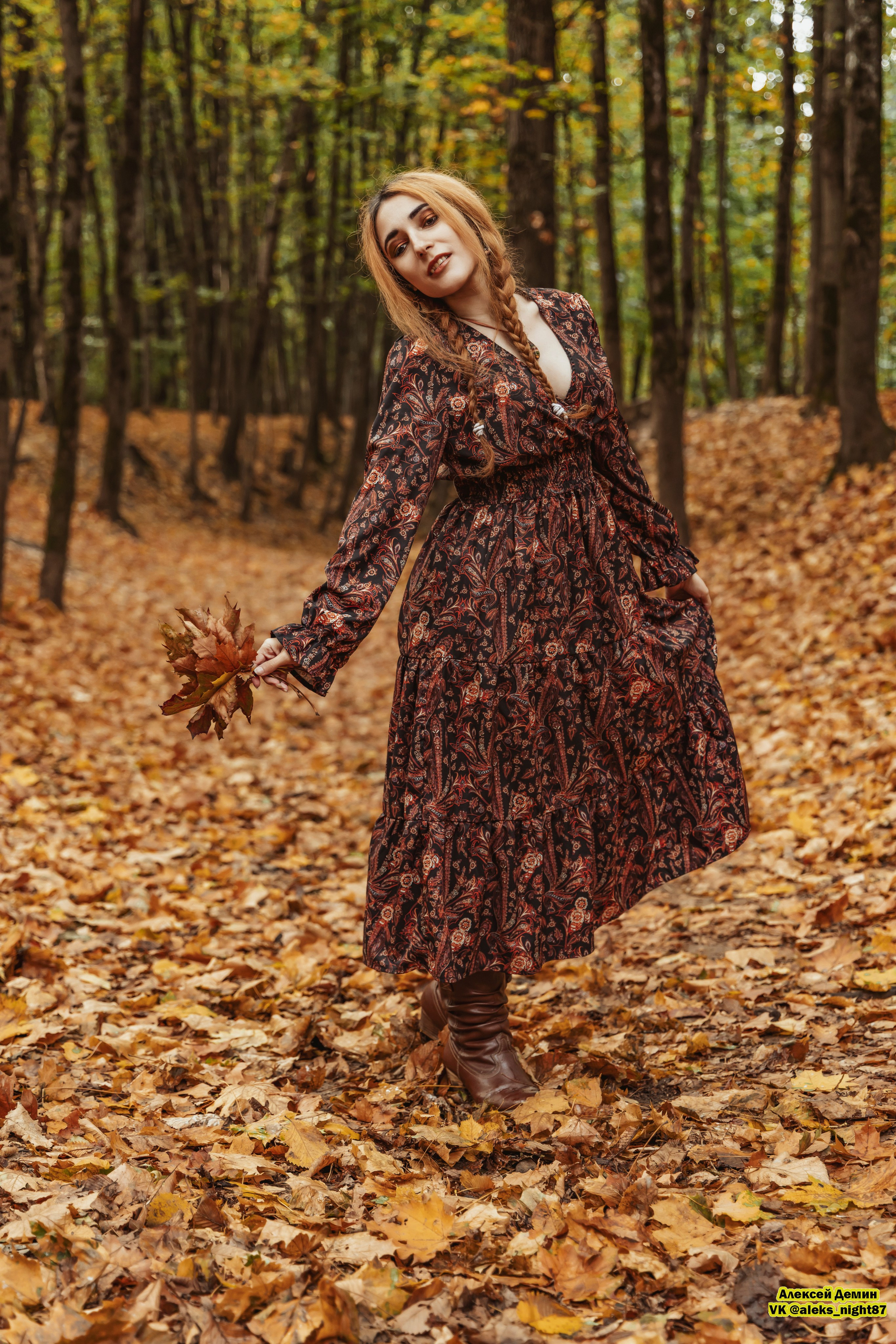 Яна. Фотосессия в Покровское-Стрешнево. Репортажный, семейный и студийный фотограф в Москве Демин Алексей