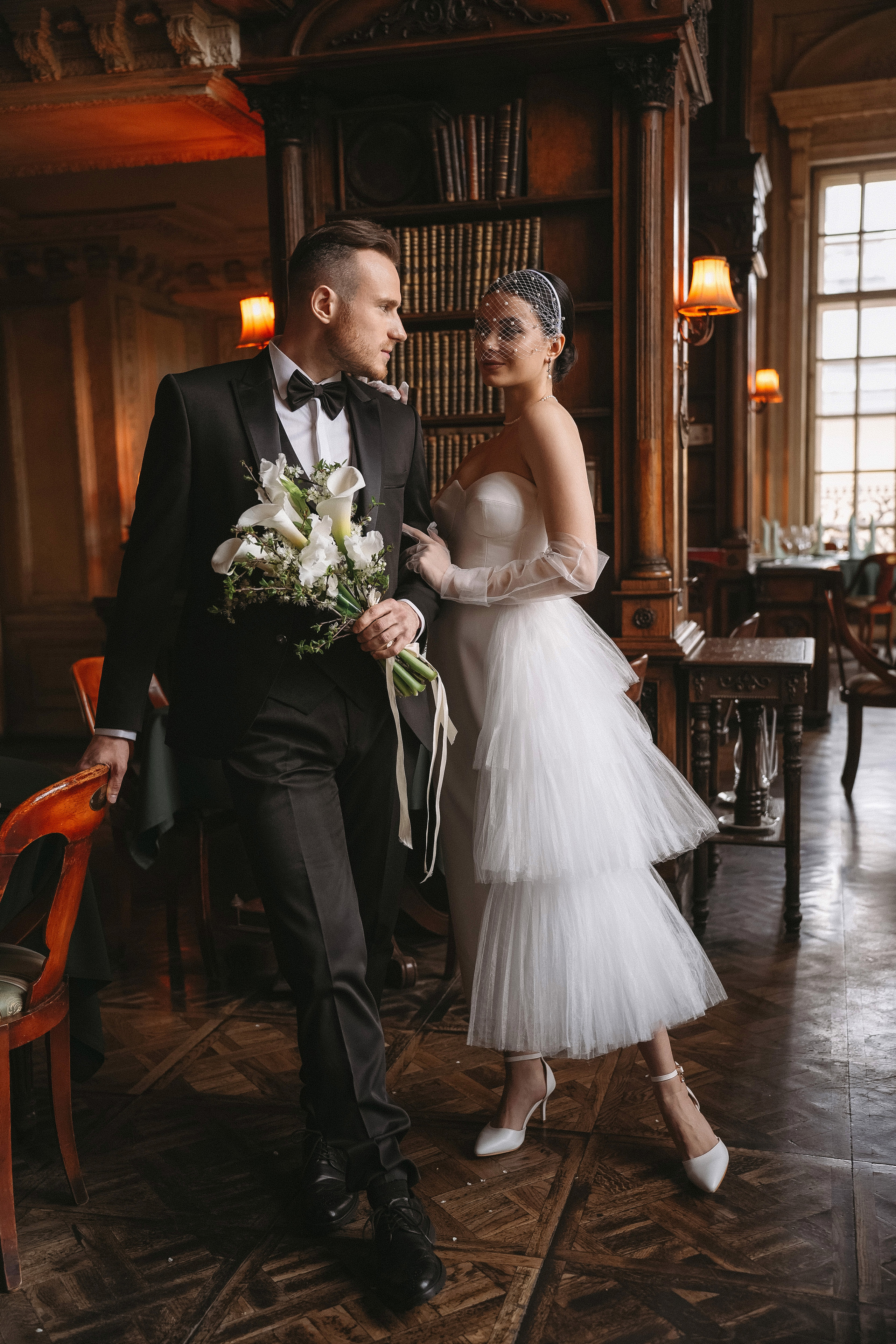 Свадебная фотосессия в&nbsp;ресторане Пушкин