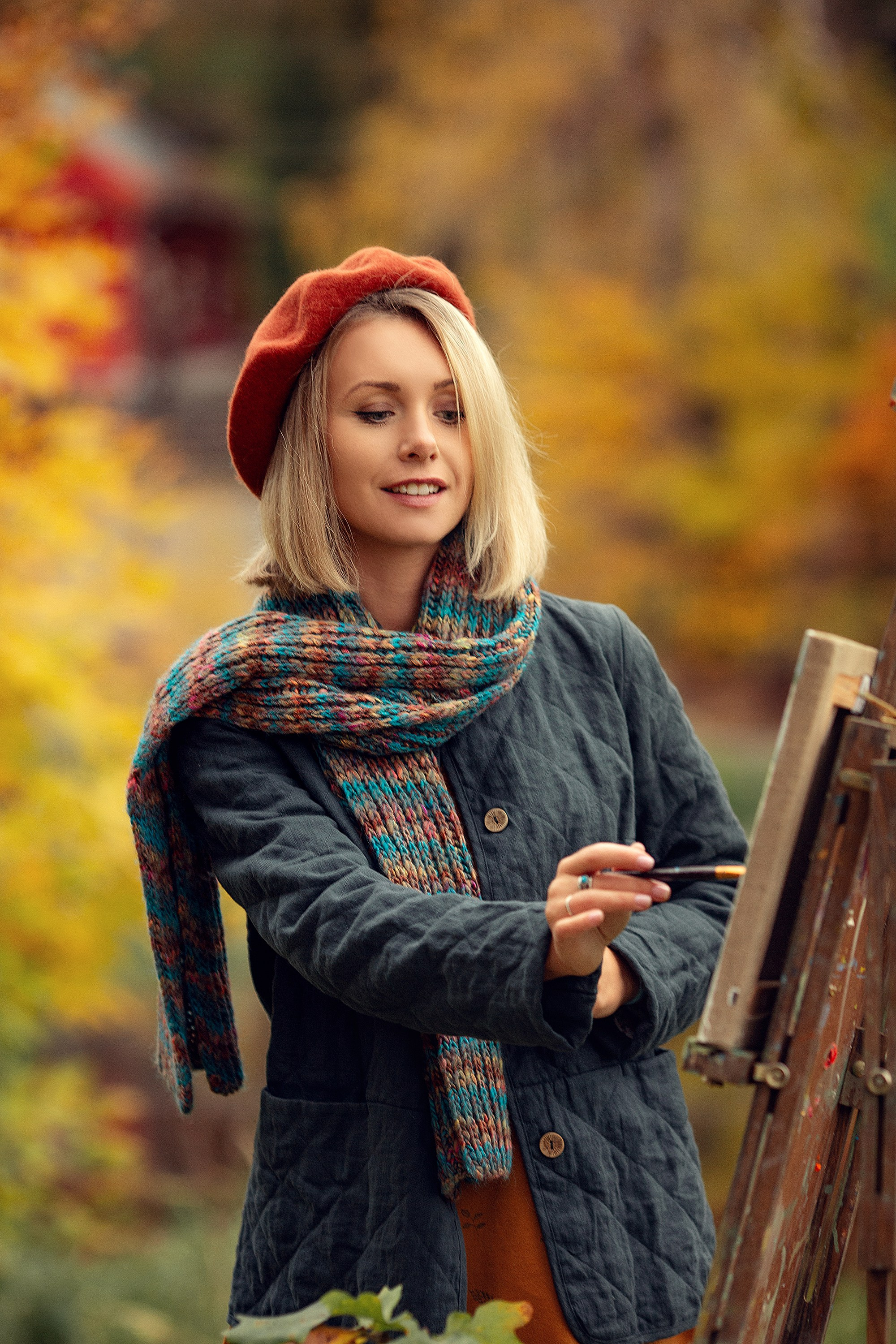 Художница в золотом Плесе. Tatyana Nadezhdina Family photographer