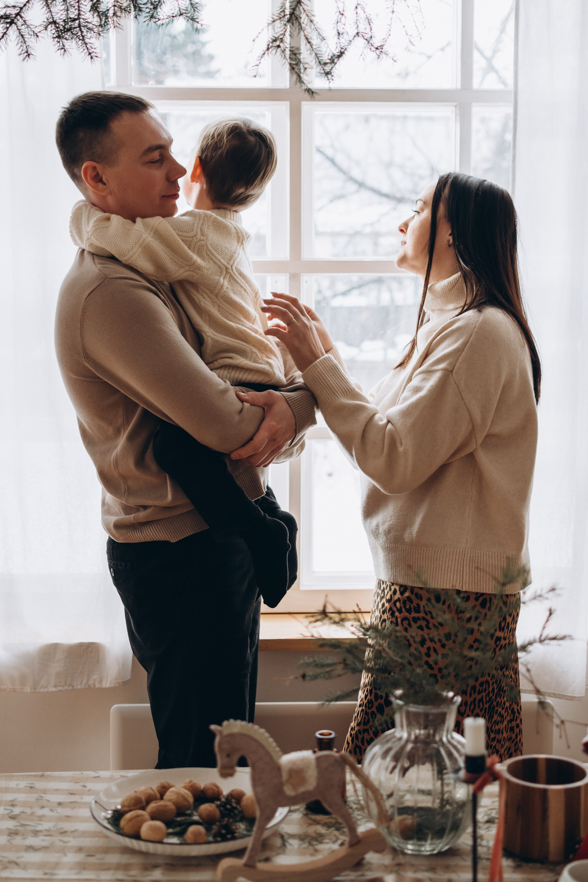 Новогодняя съемка Ольги с семьей. Семейный фотограф в Тюмени Ксения Мязитова