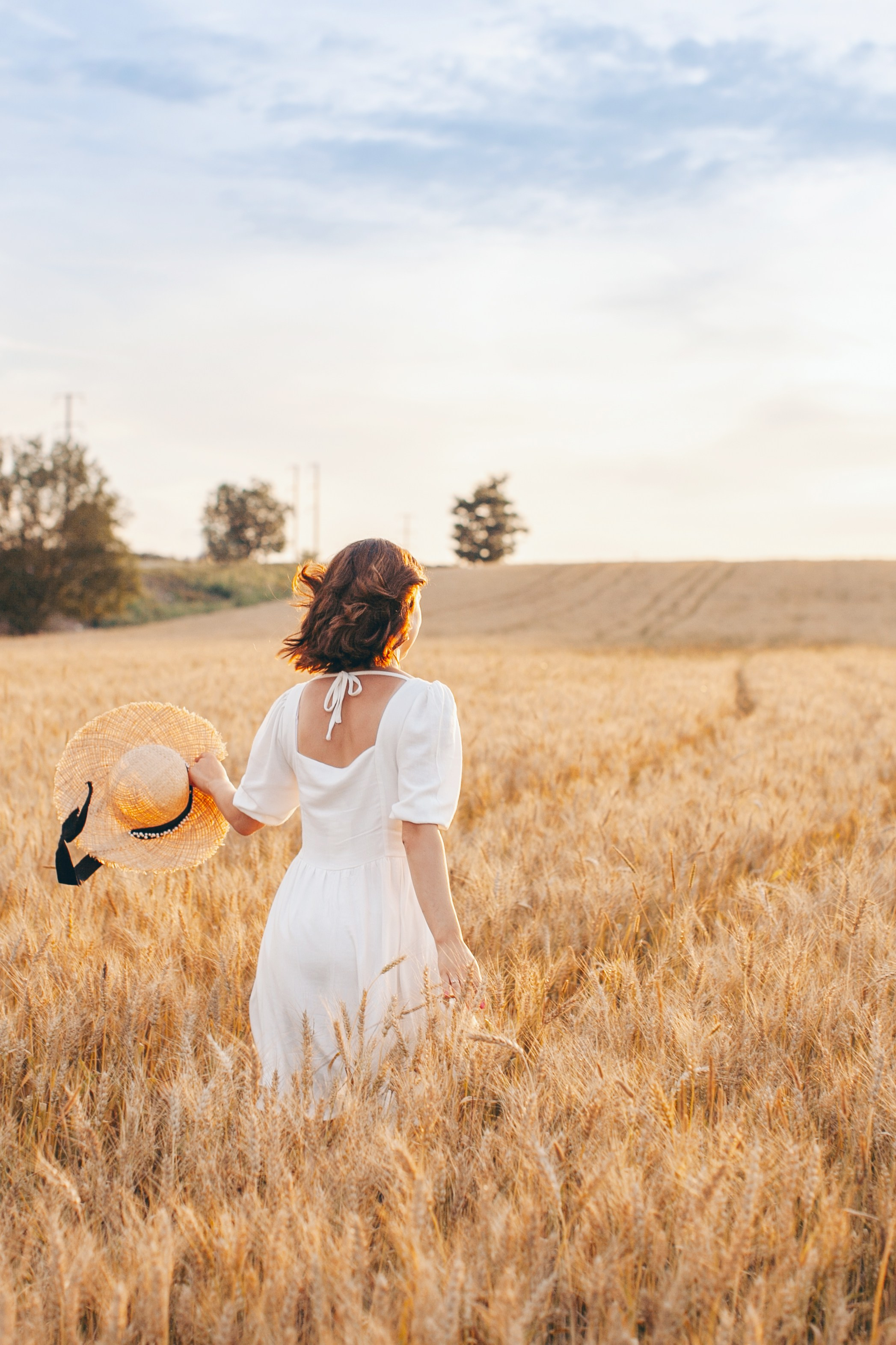 Семейная фотосессия в поле на закате. Фотограф Ольга Ефремова