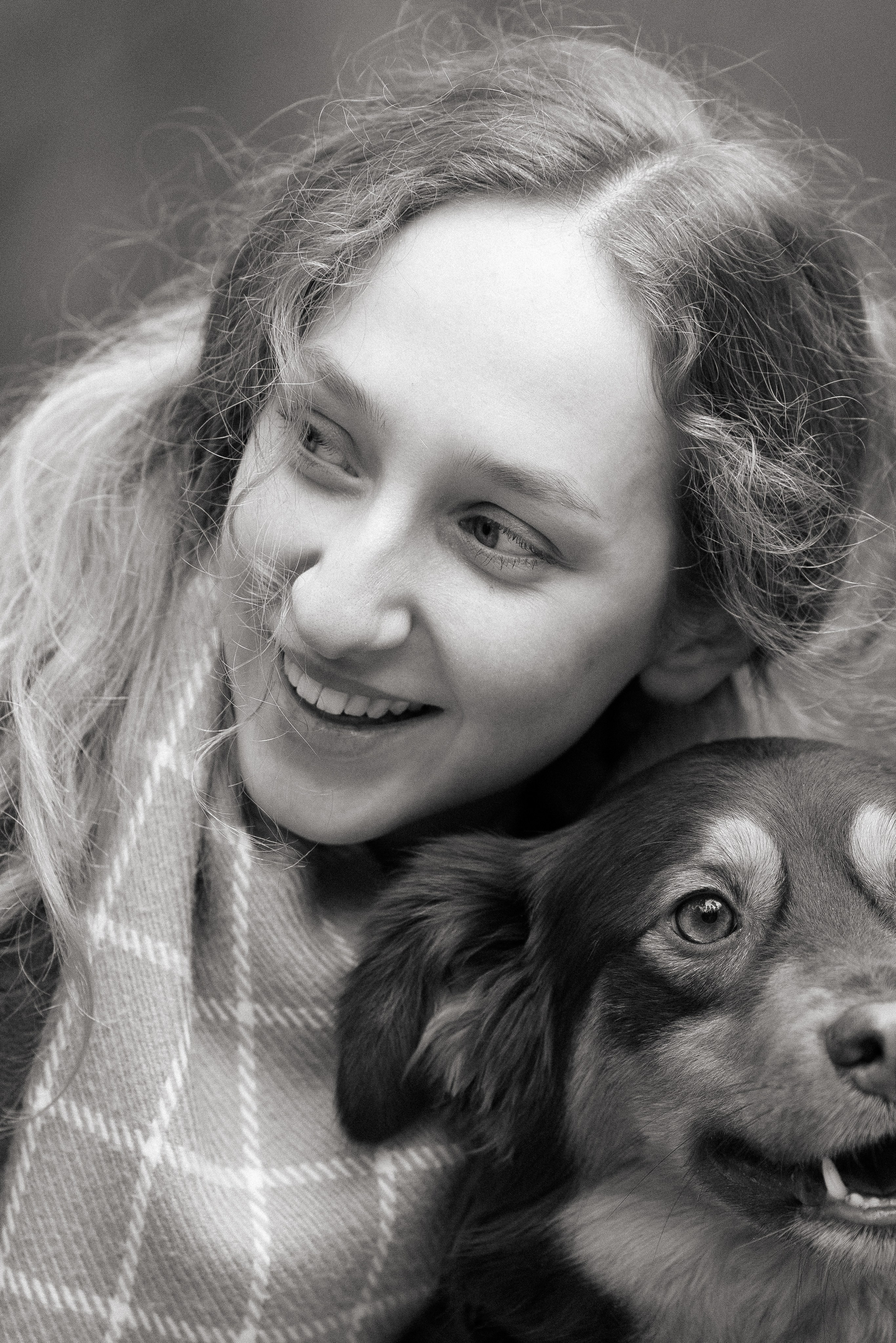 Катя и Мёд. Фотограф и видеограф анималист Аганина Дарья